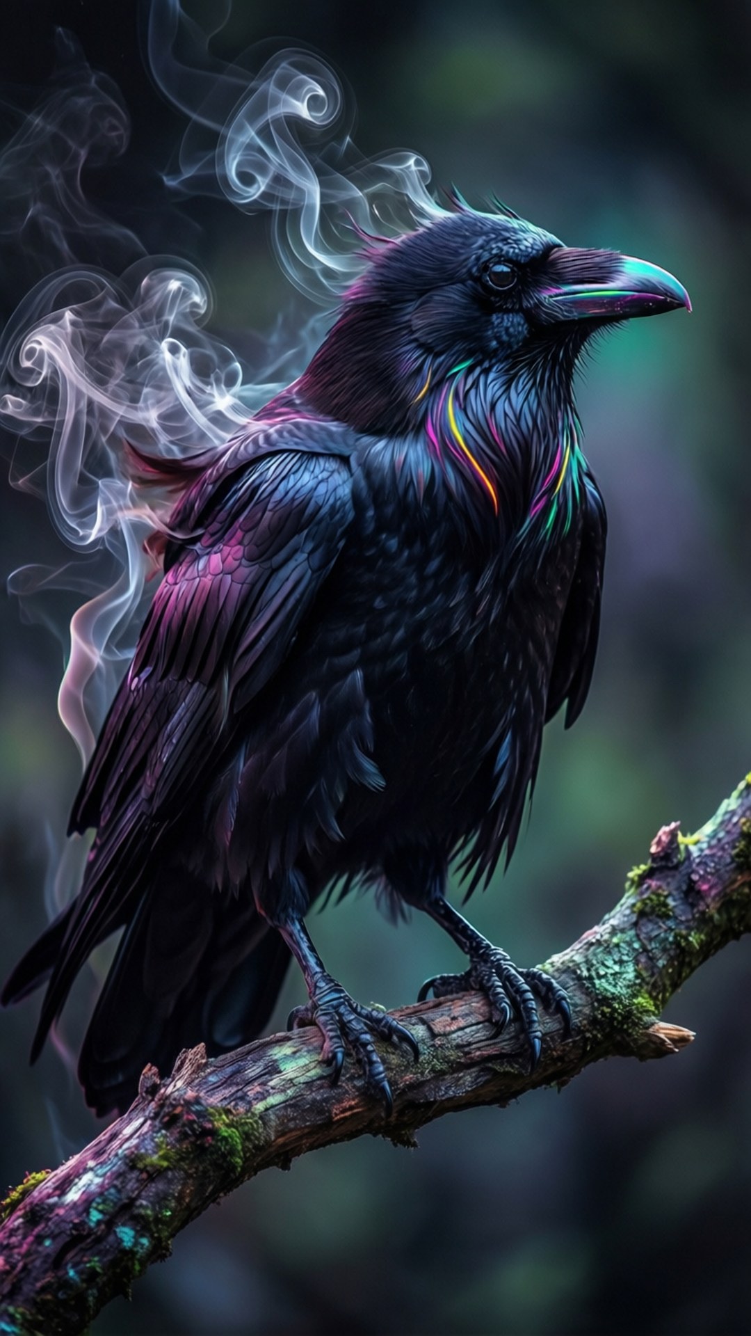Uwak na Usok Wallpaper