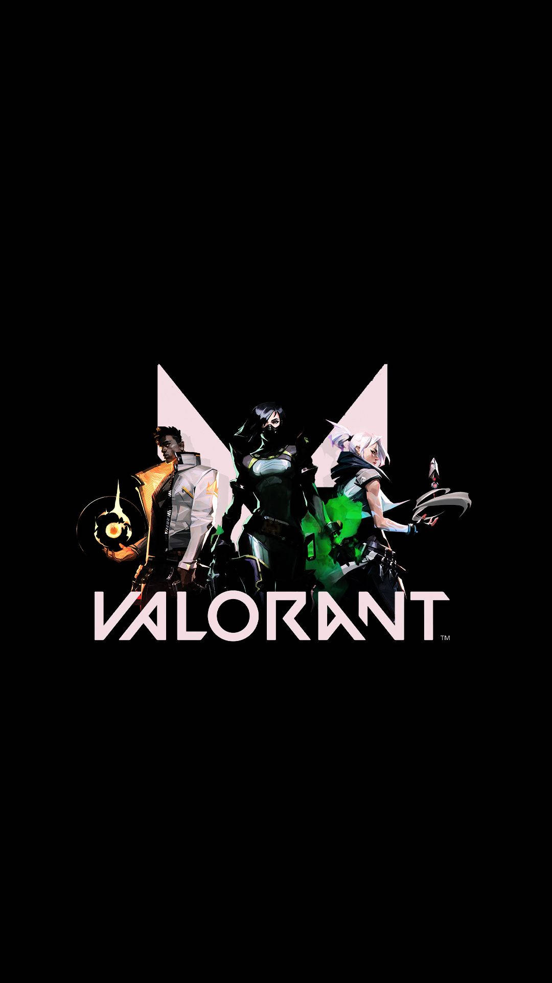 Valorant Logo Desktop Wallpaper Para sa Telepono Wallpaper