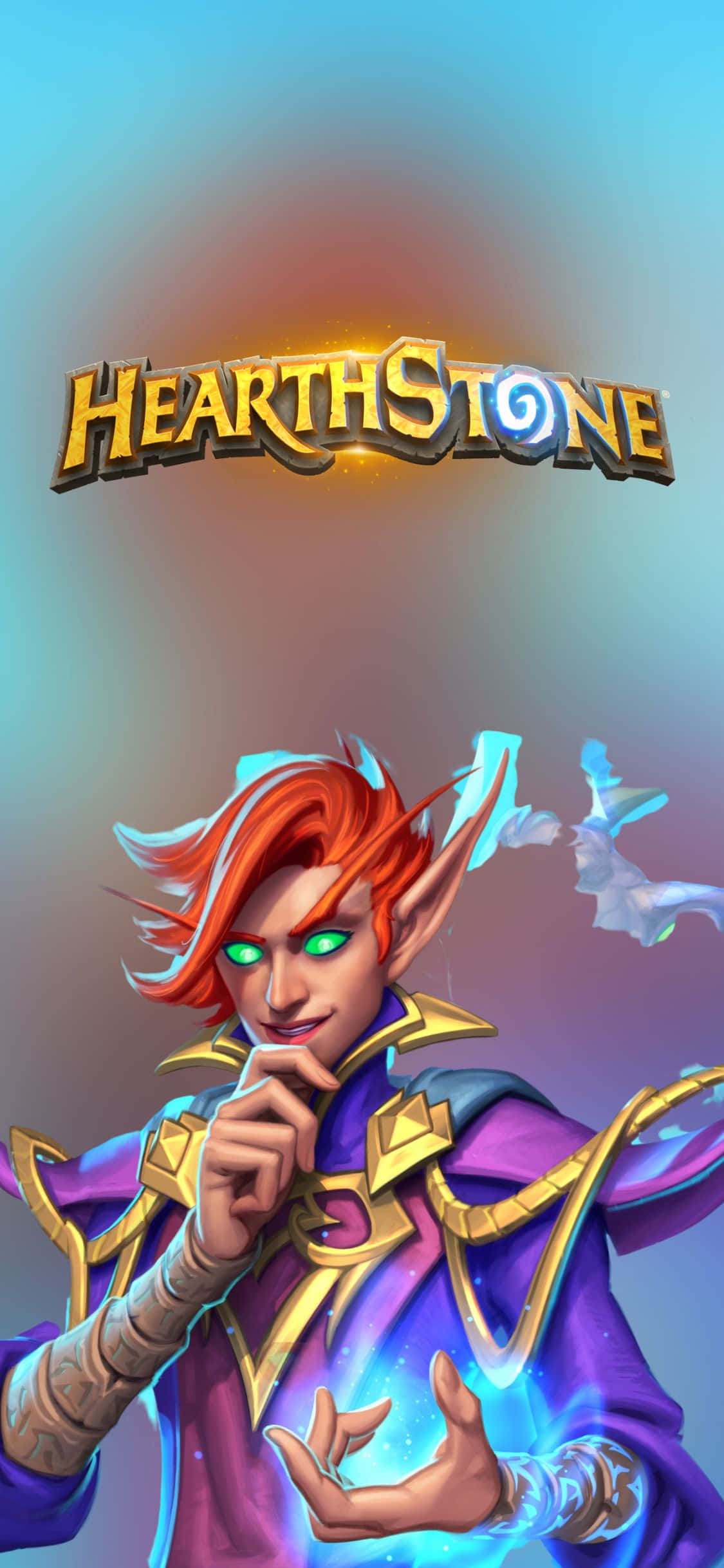 Varden Dawngrasp iPhone XS Hearthstone Background Wallpaper