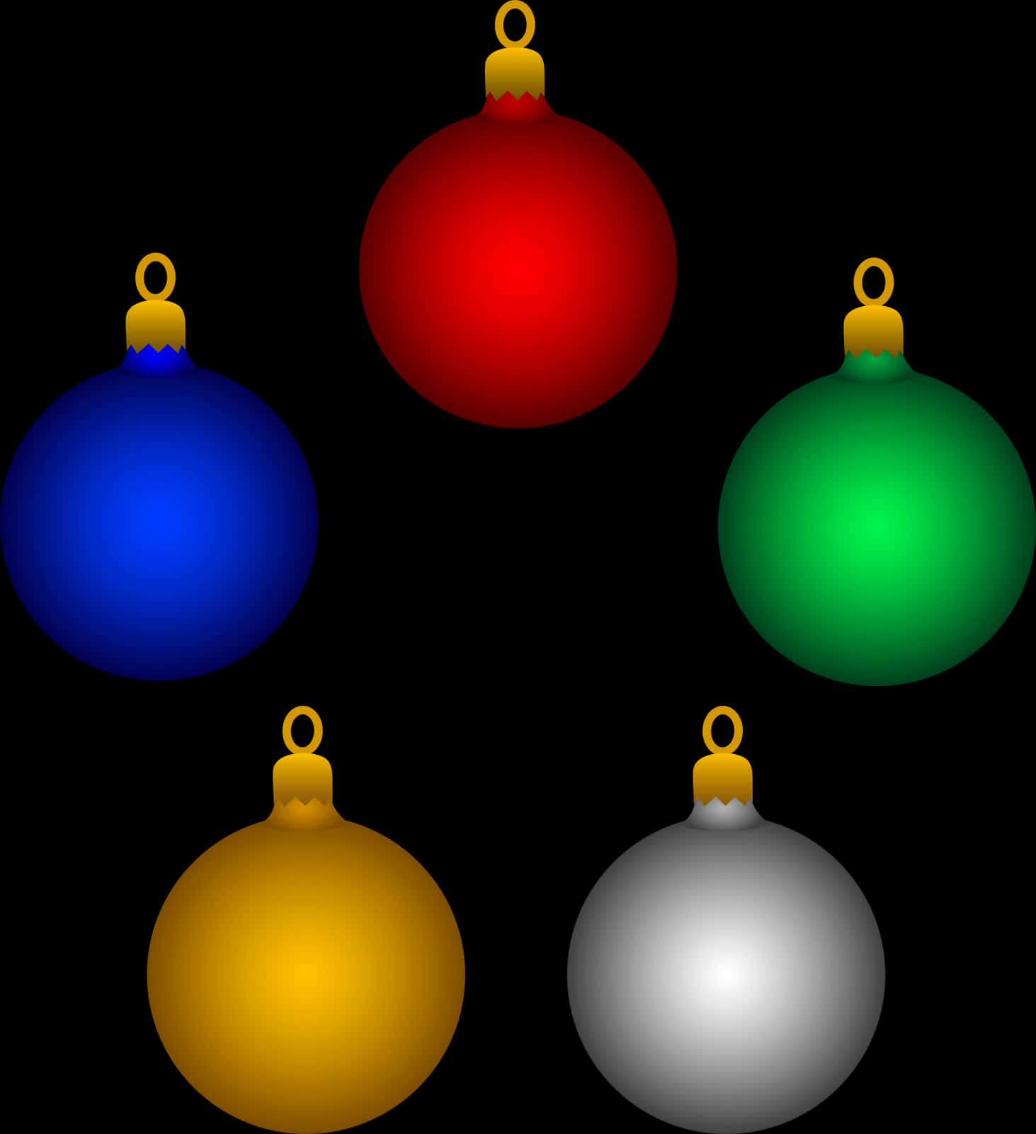 Vector ng Makukulay na Palamuti ng Pasko Wallpaper