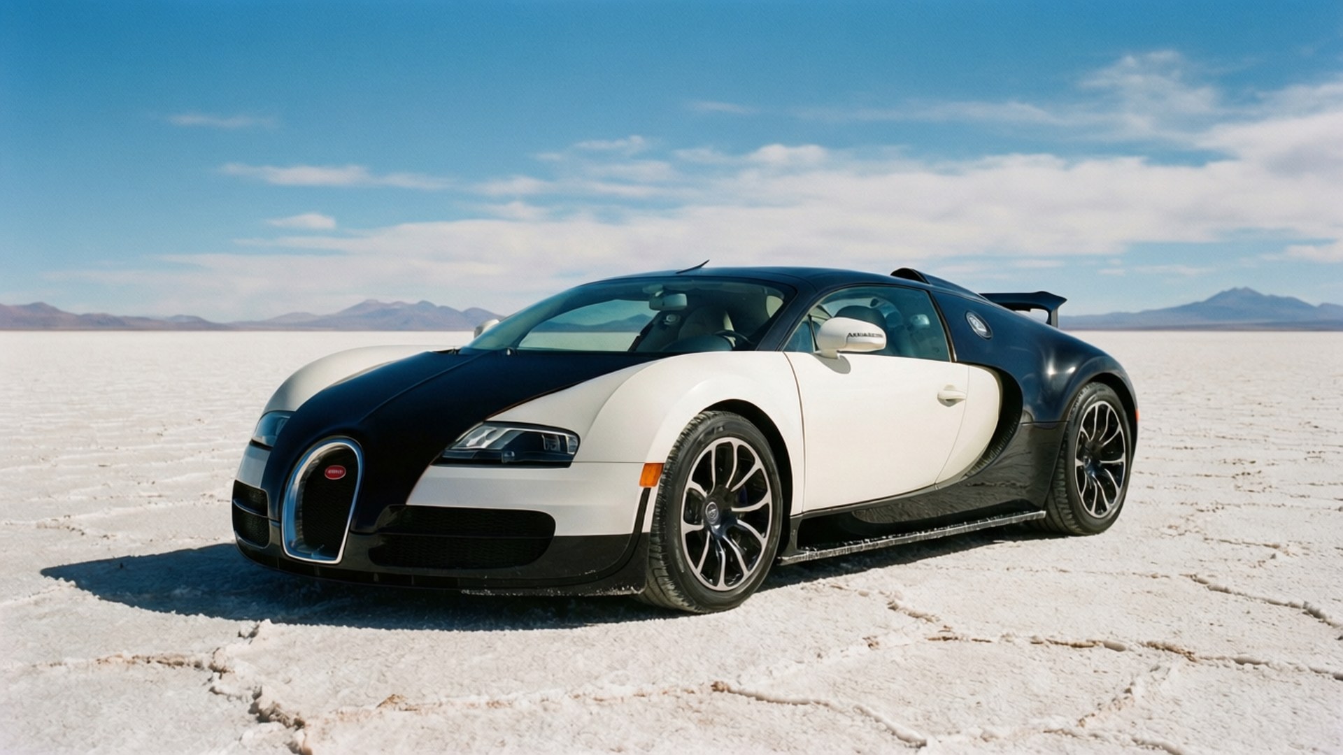 Veyron sa Kapatagan ng Asin Wallpaper