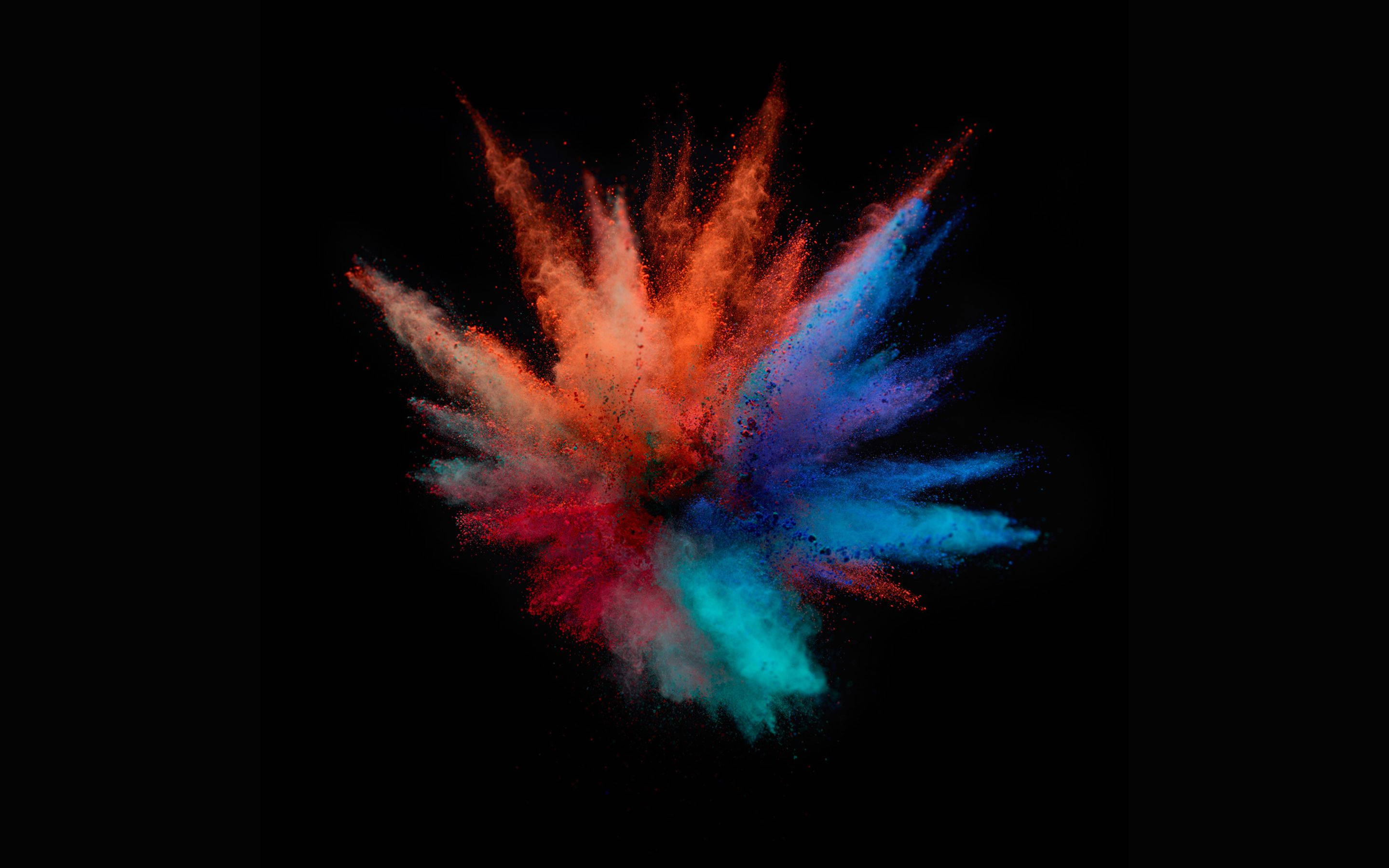 Vibrant Color Burst ng MacBook Pro Wallpaper