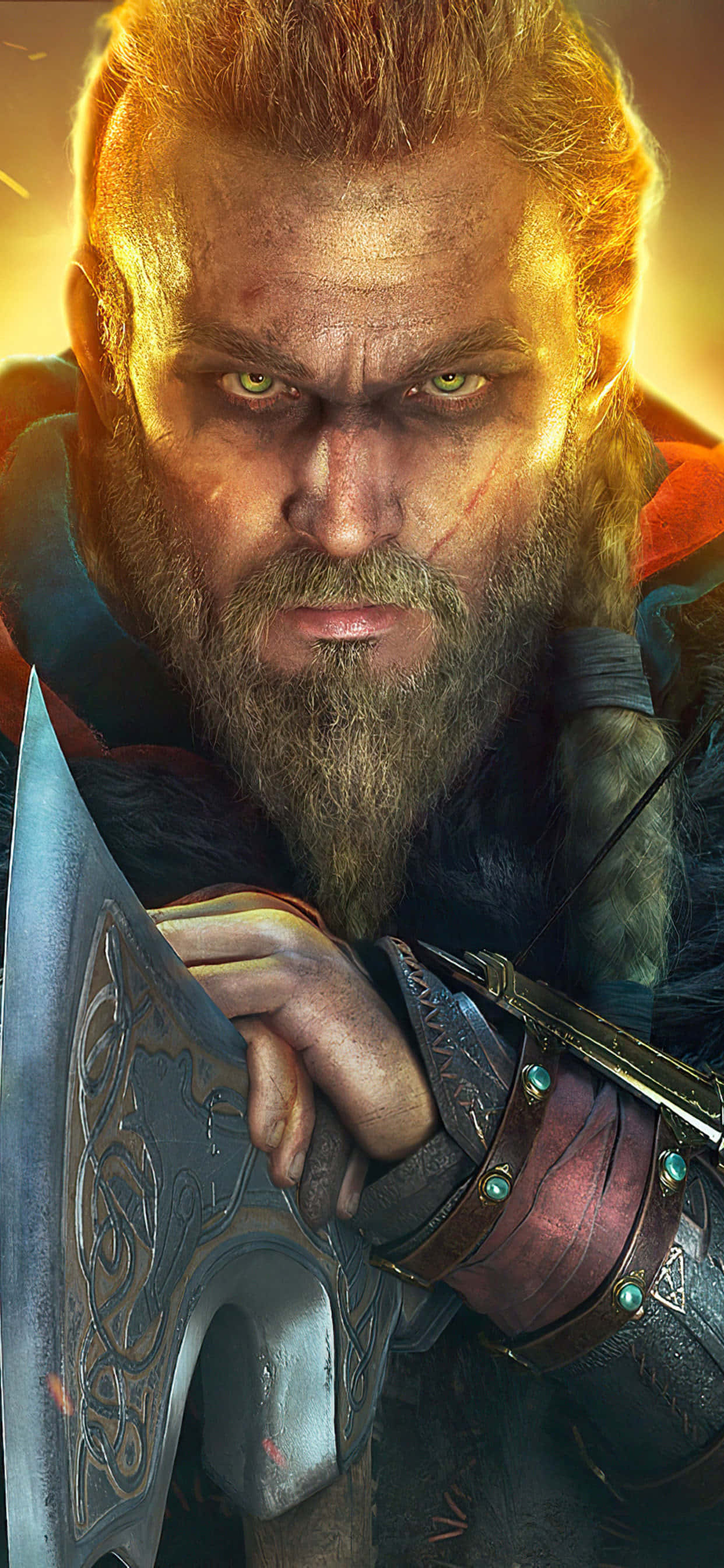 Vikings Eivor Varinsdottir iPhone Xs Max Assassin's Creed Valhalla Background Wallpaper