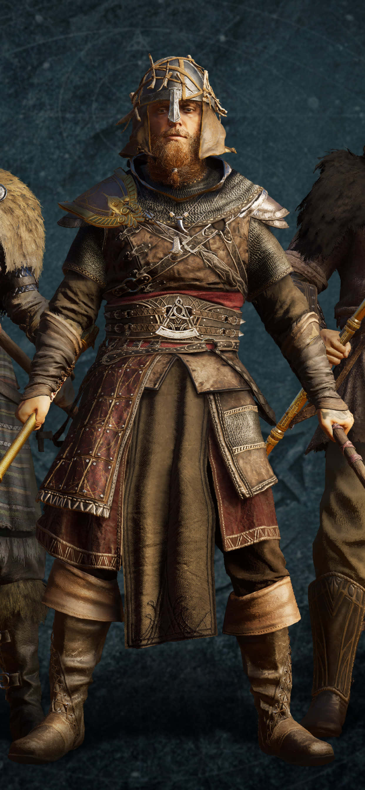 Vikings iPhone Xs Max Assassin's Creed Valhalla Background Wallpaper