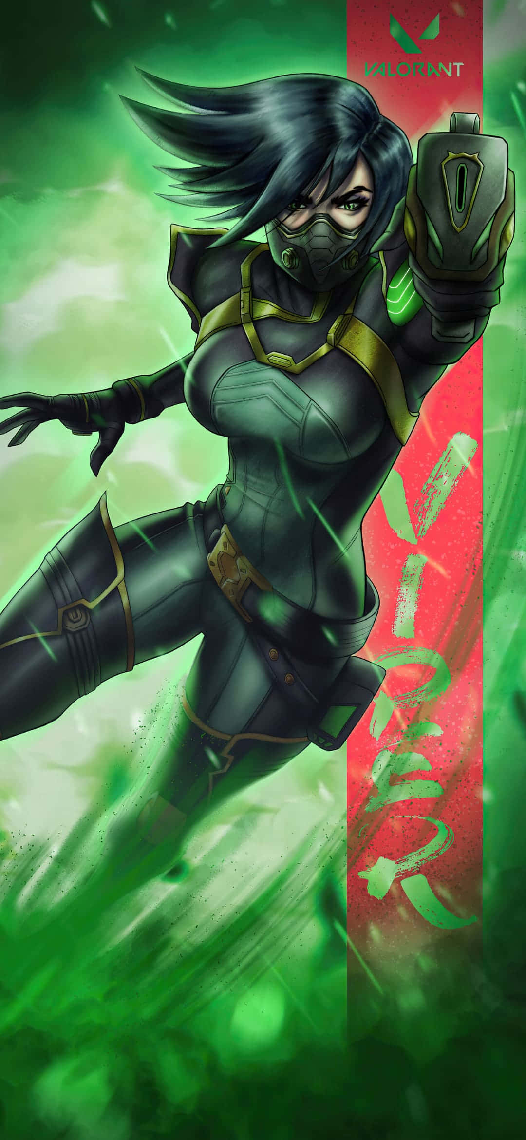 Viper iPhone X Valorant Background Wallpaper