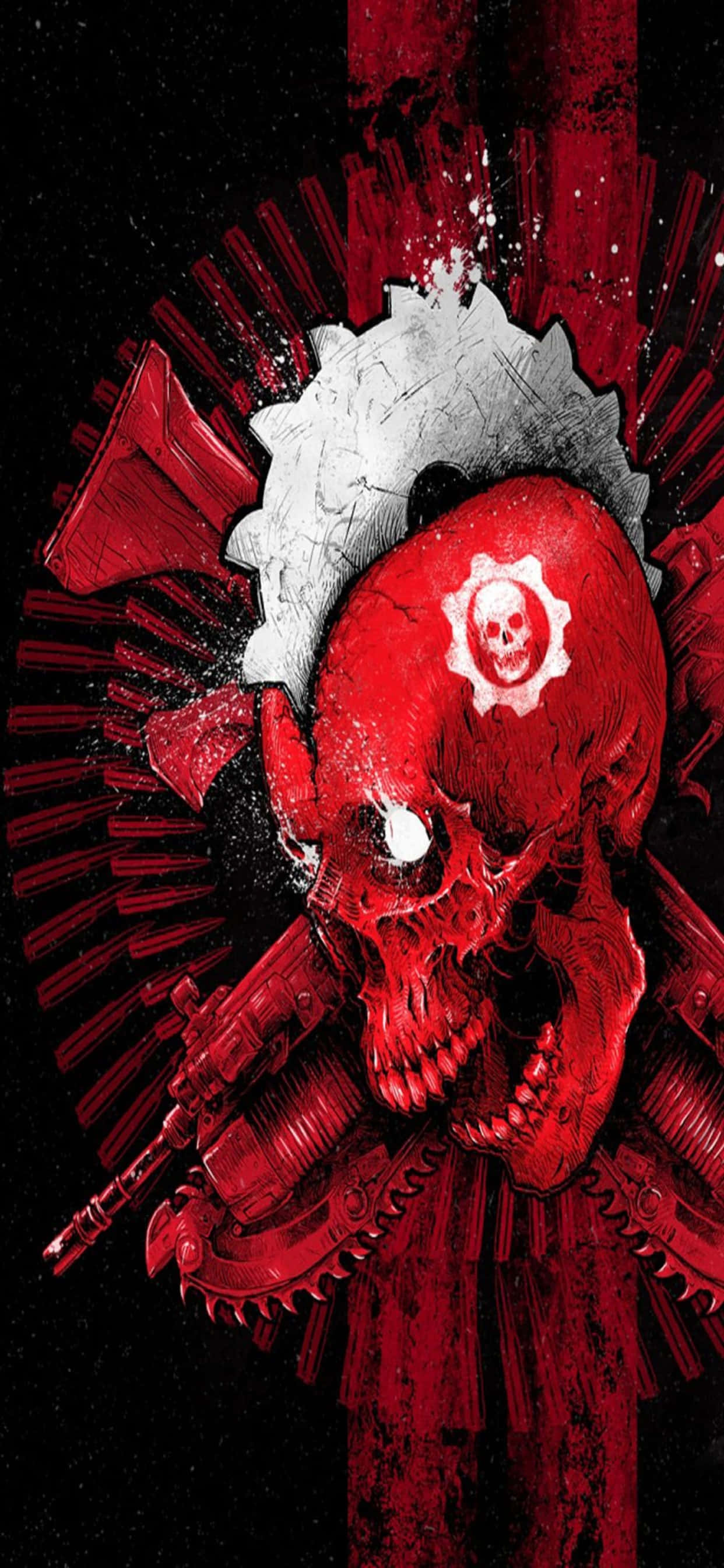 Virtuoso Gaming Experience gamit ang iPhone XS Max Gears of War 5 Wallpaper
