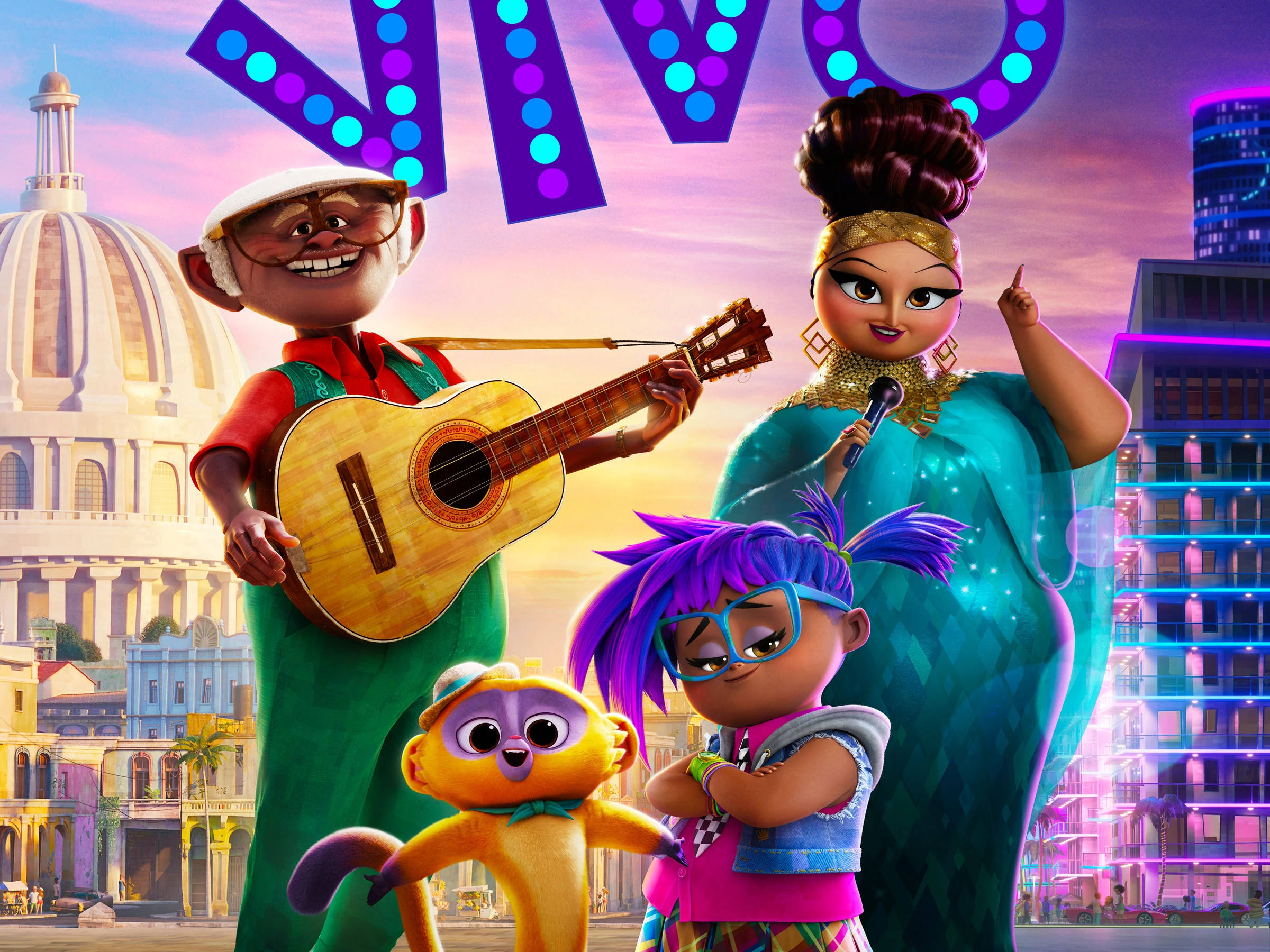 Opisyal na Poster ng Pelikulang Vivo Wallpaper