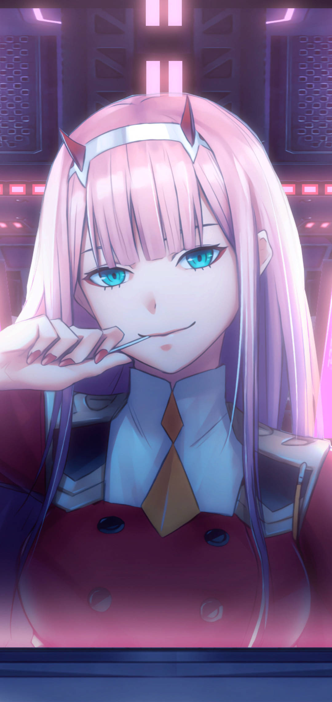 Vivo Y11 Anime na Babae na Rosas na Buhok Wallpaper