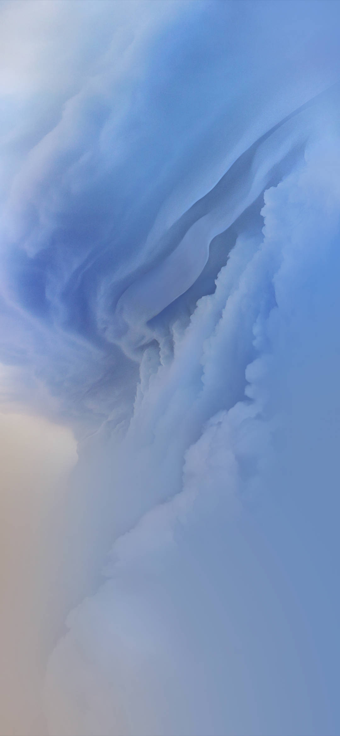 Vivo Y11 Asul na Usok Wallpaper
