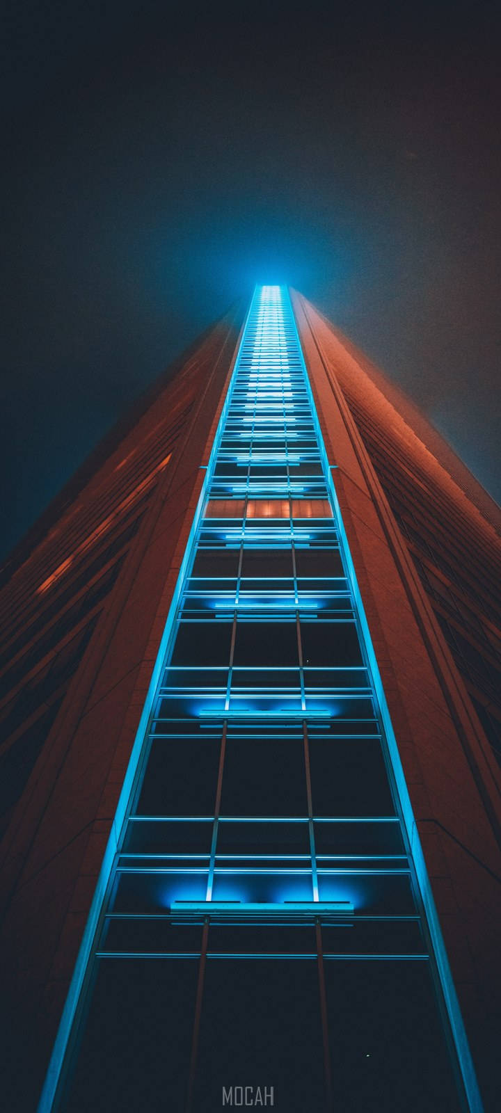 Vivo Y11 Gusali na Asul na Liwan Wallpaper