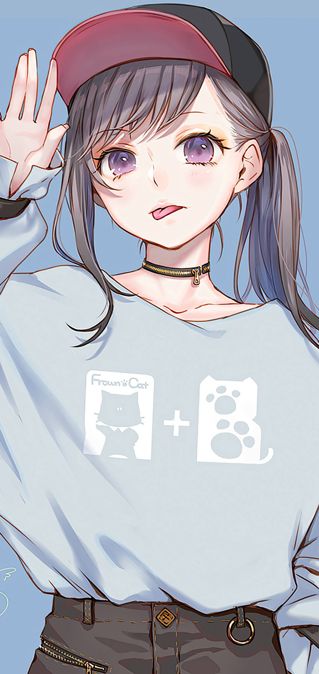 Vivo Y11 Nakatatawa na Anime na Babayi Wallpaper