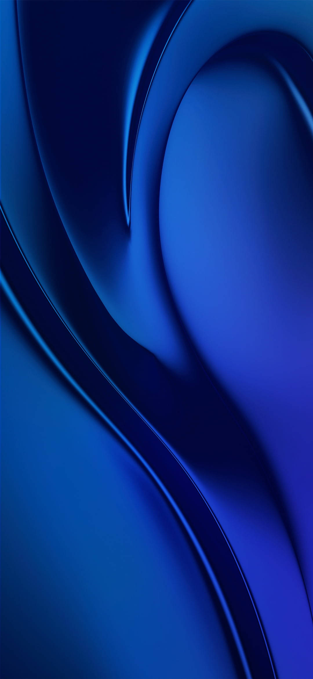 Vivo Y20 Madilim na Asul na Alon Wallpaper