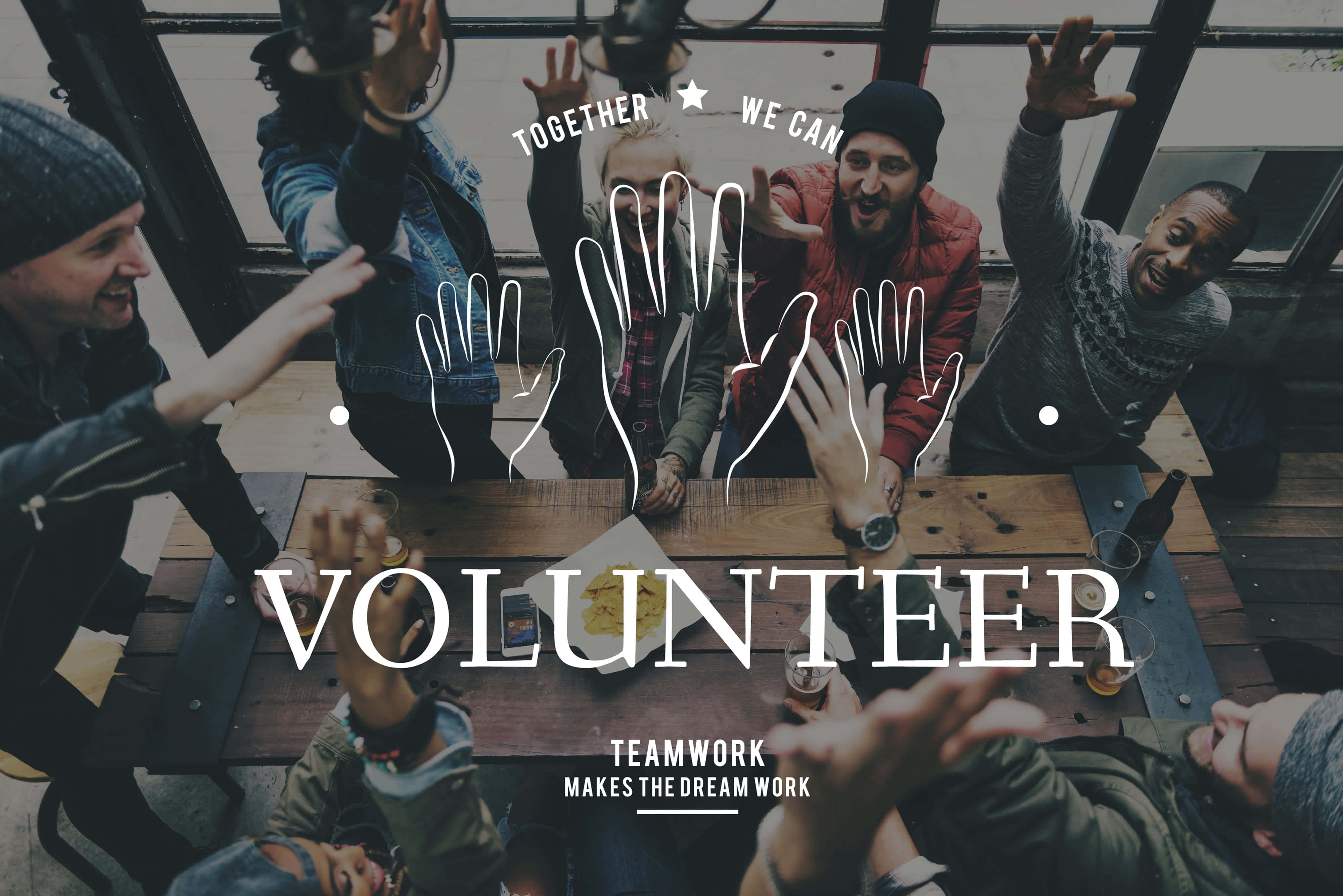 logo ng volunteer team Wallpaper