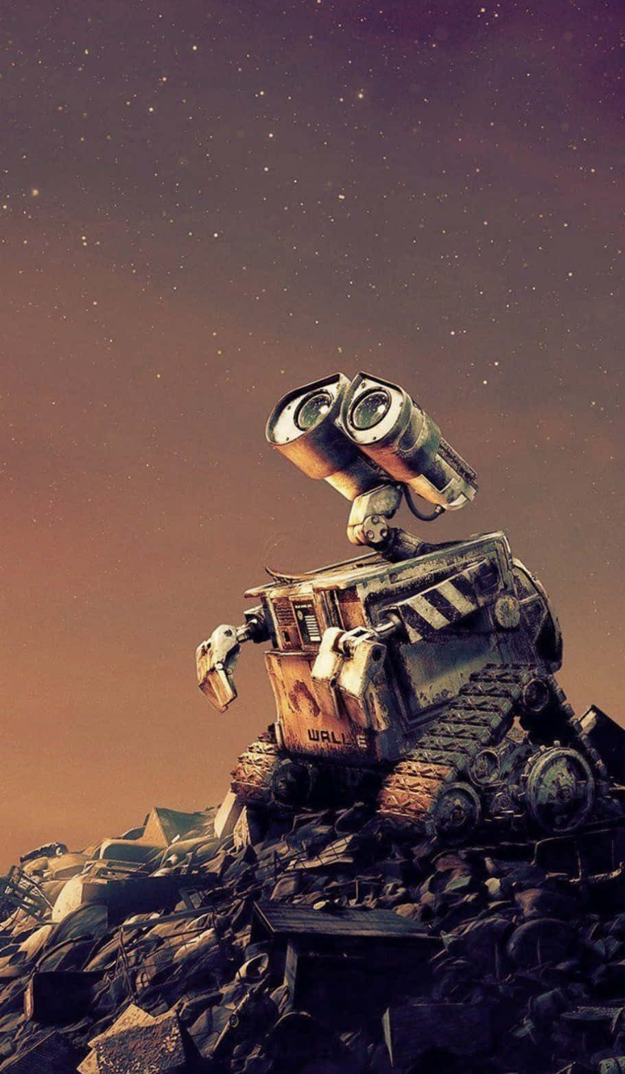Wall E iPhone Bundok ng mga Durog-bato Wallpaper