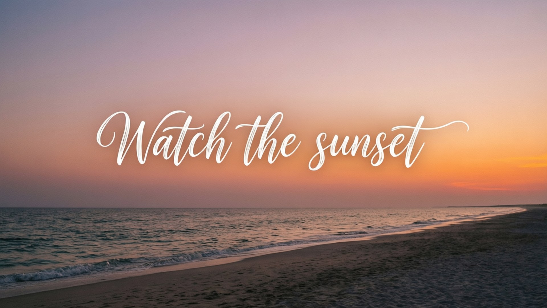Wallpaper ng Paglubog ng Araw na may Inspirational Quote Wallpaper