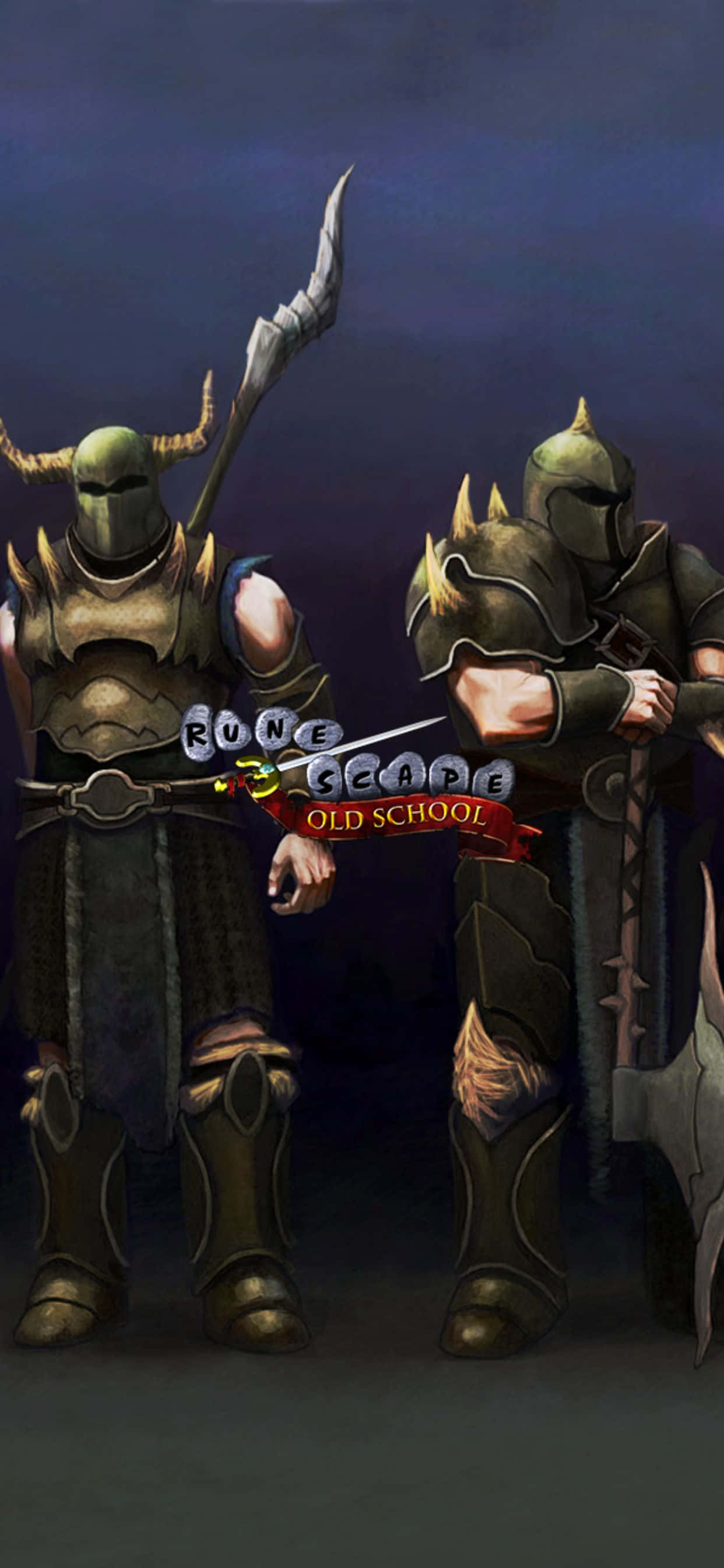 Warrior And Swordsman iPhone Xs Max Runescape Oldschool Background Wallpaper