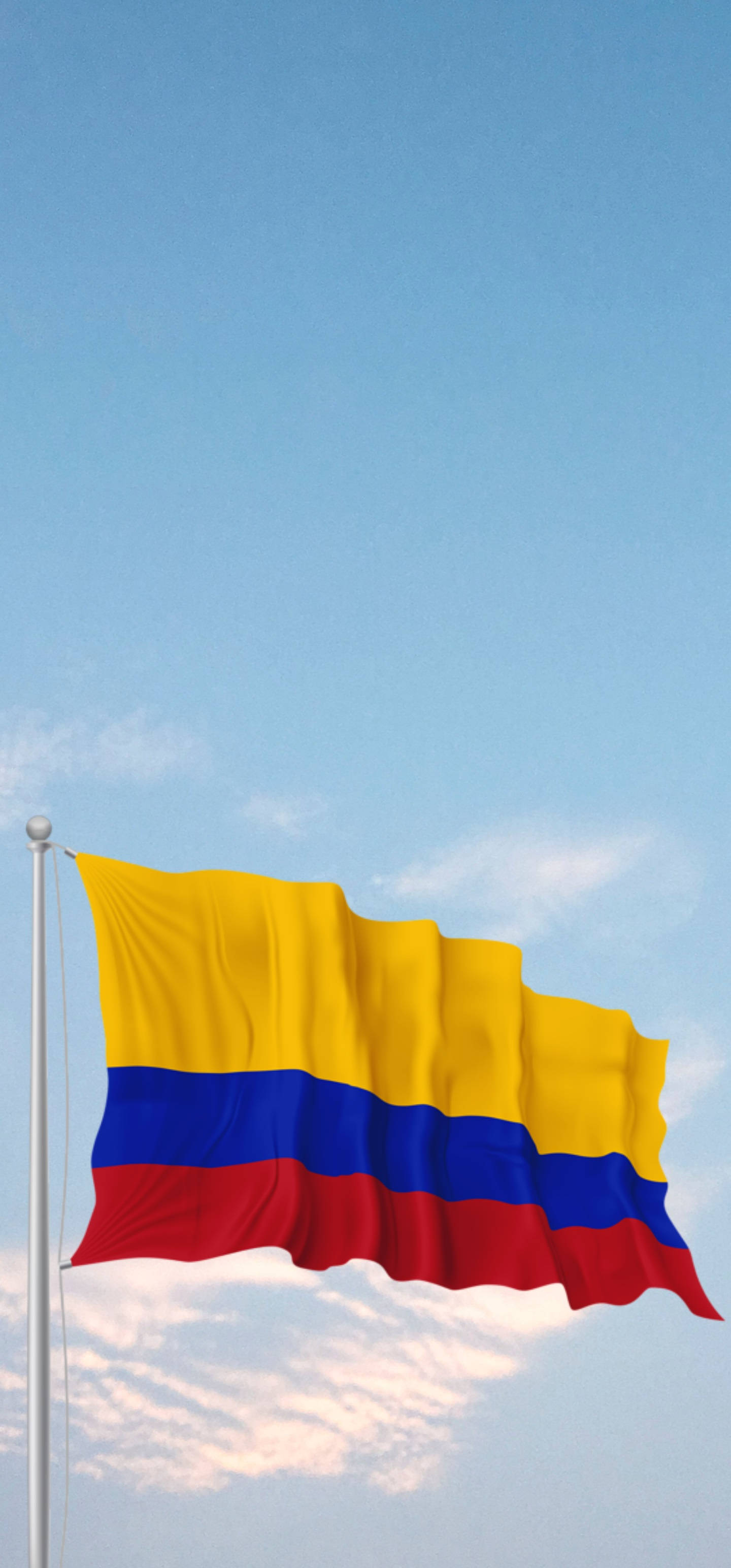 Watawat ng Colombia sa Kalangitan Wallpaper