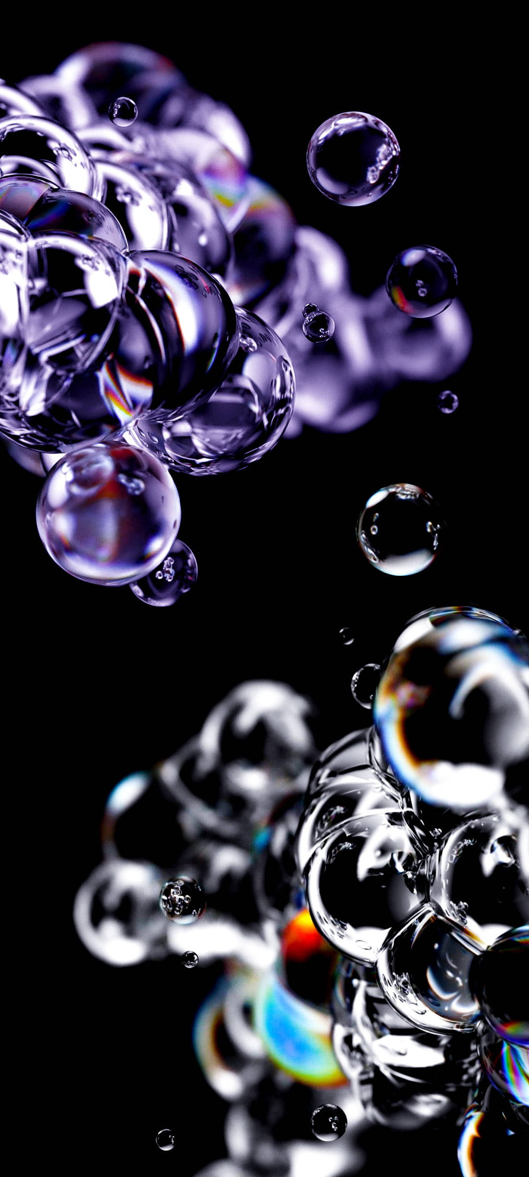 Water Bubbles Para sa Samsung S20 FE Wallpaper