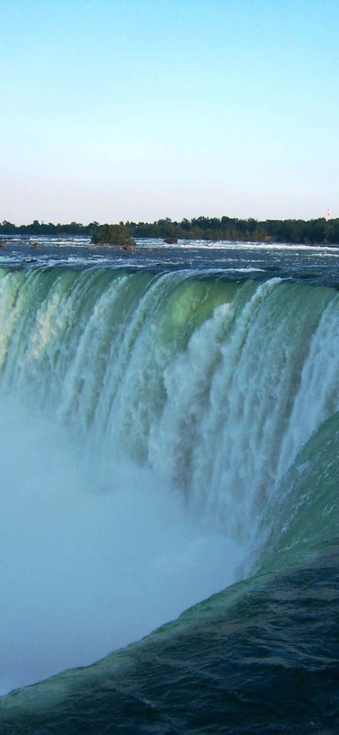 Water iPhone X Niagara Falls Background Wallpaper