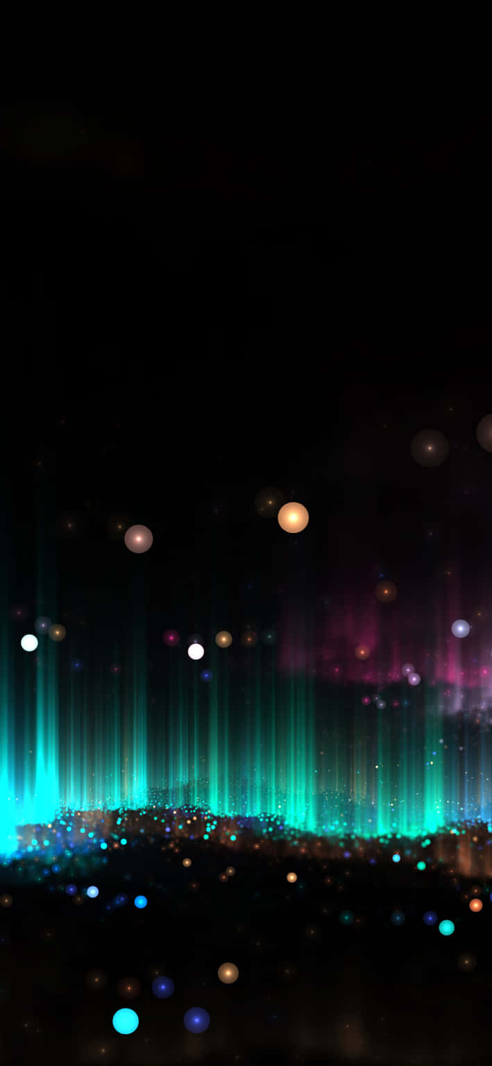 Wave Of Blue Light Pixel 3 OLED Background Wallpaper