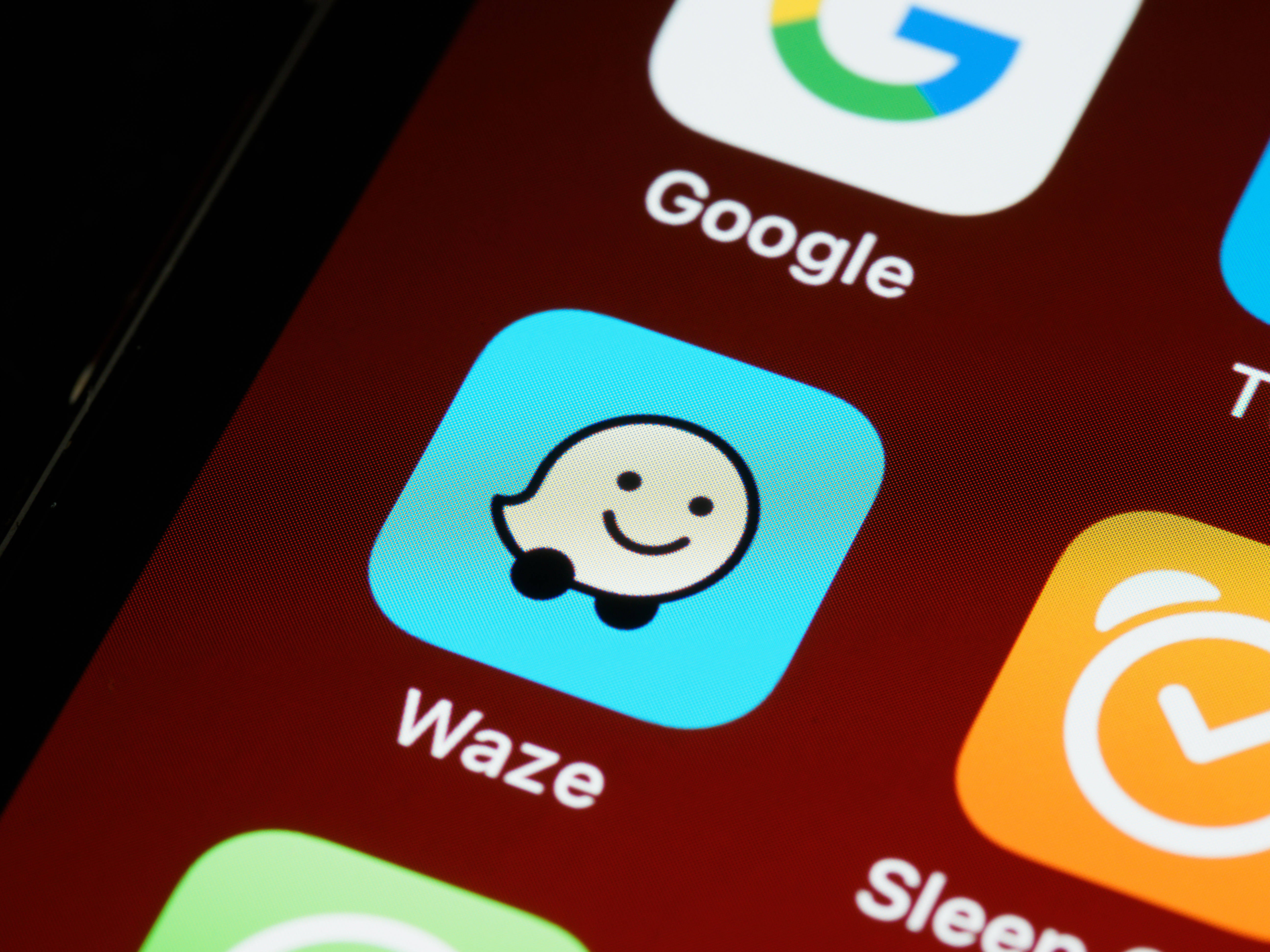 Waze App iOS 13 Wallpaper