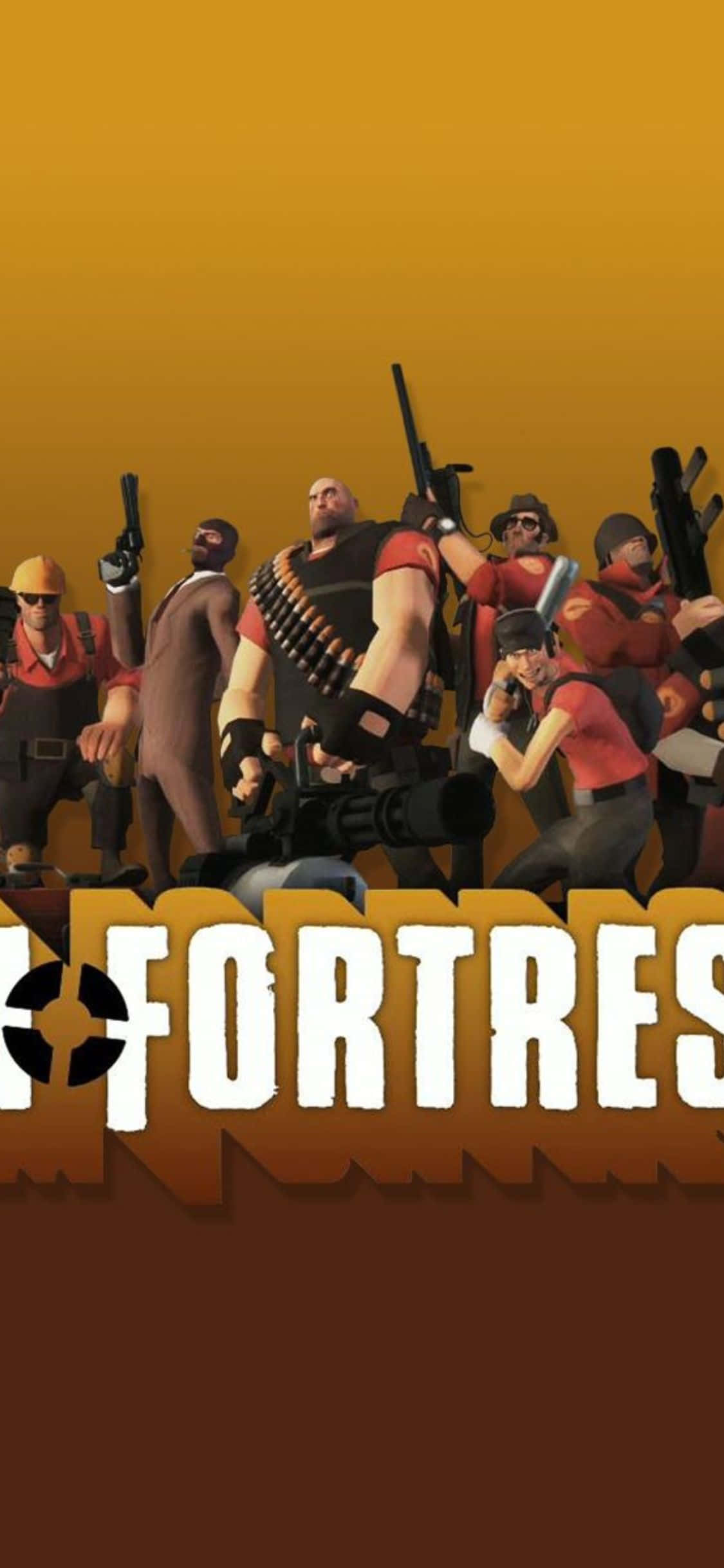 Weaponry para sa Team Fortress 2 sa iPhone Xs Background Wallpaper