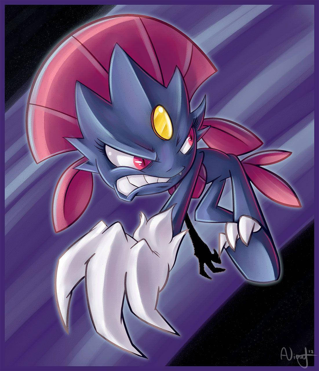 Weavile Cartoon Wallpaper