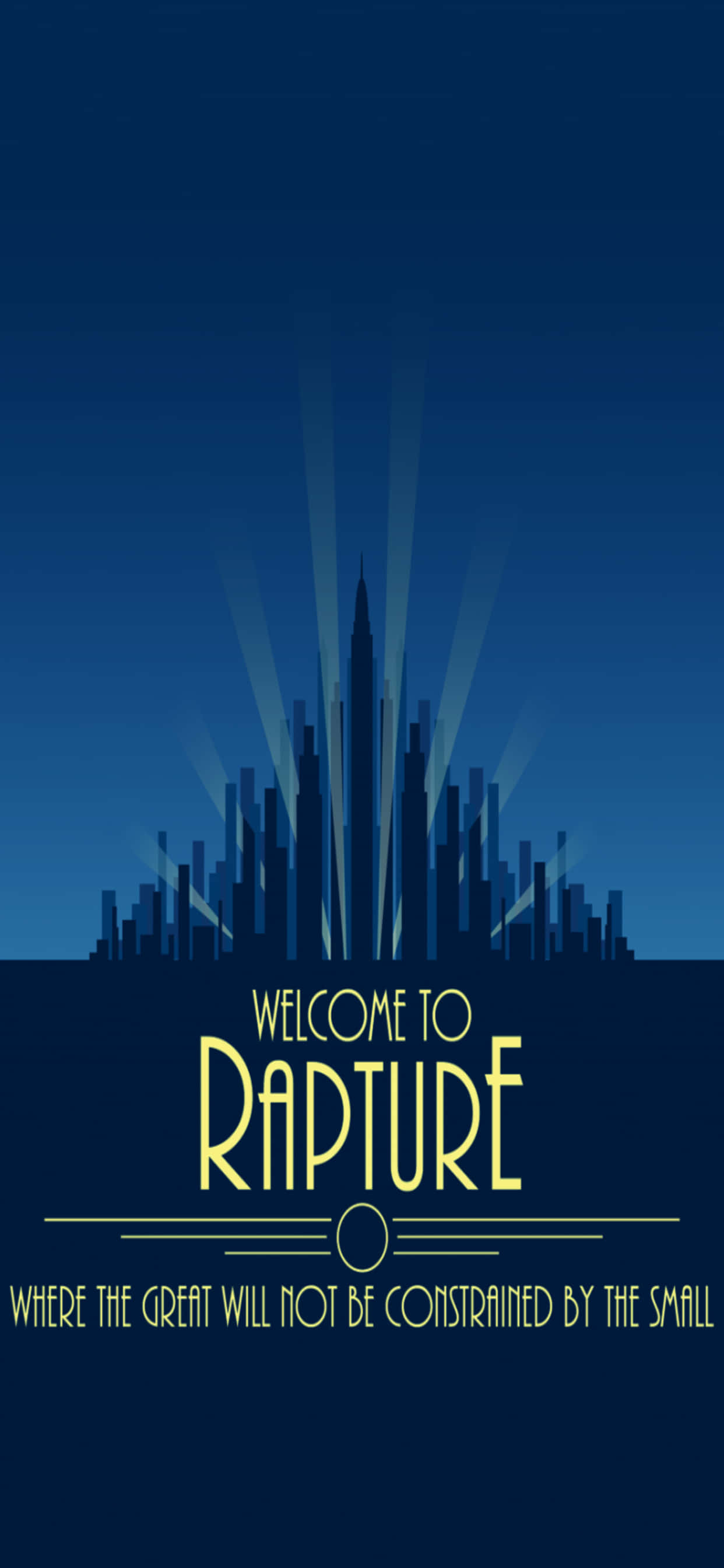 Welcome to the world of Bioshock Infinite on iPhone Xs Max Wallpaper