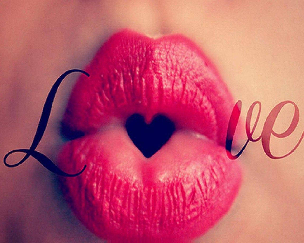 WhatsApp DP Puso na Labi Wallpaper