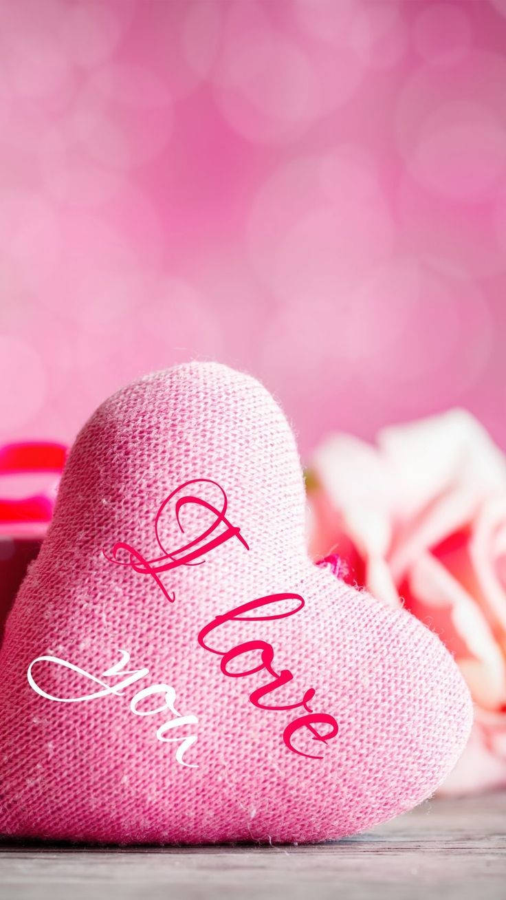 WhatsApp DP Pusong Pink Wallpaper
