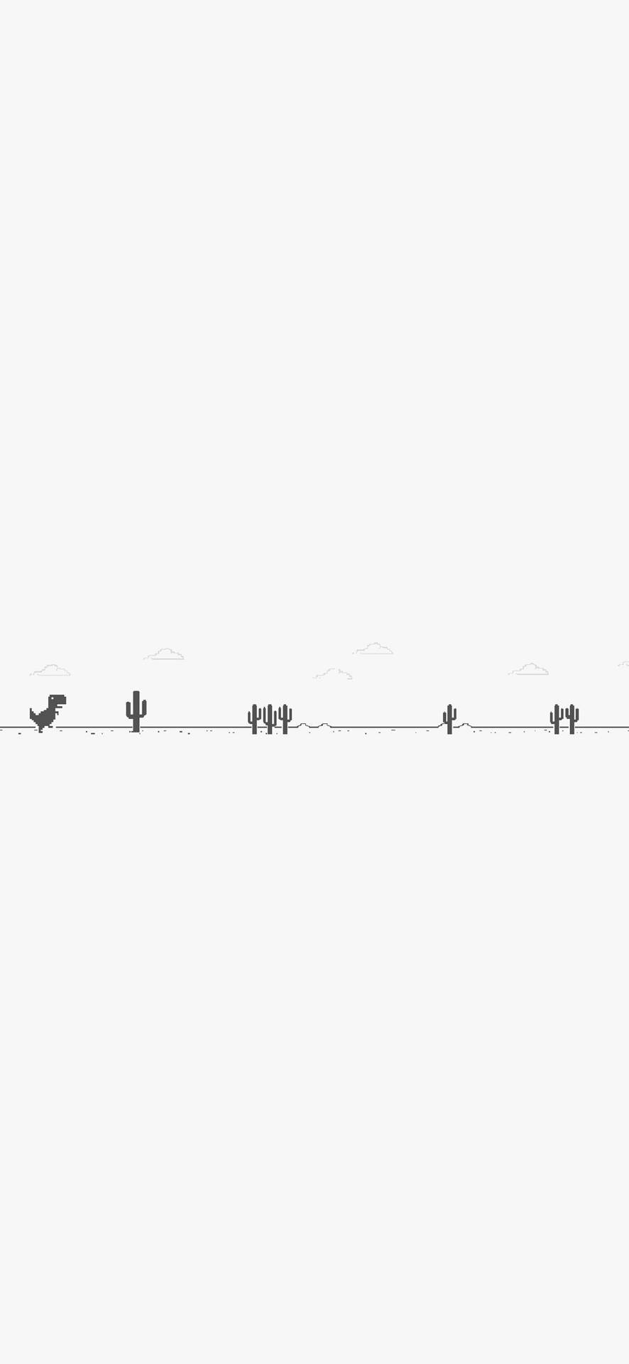 White No Internet Dinosaur iPhone Wallpaper