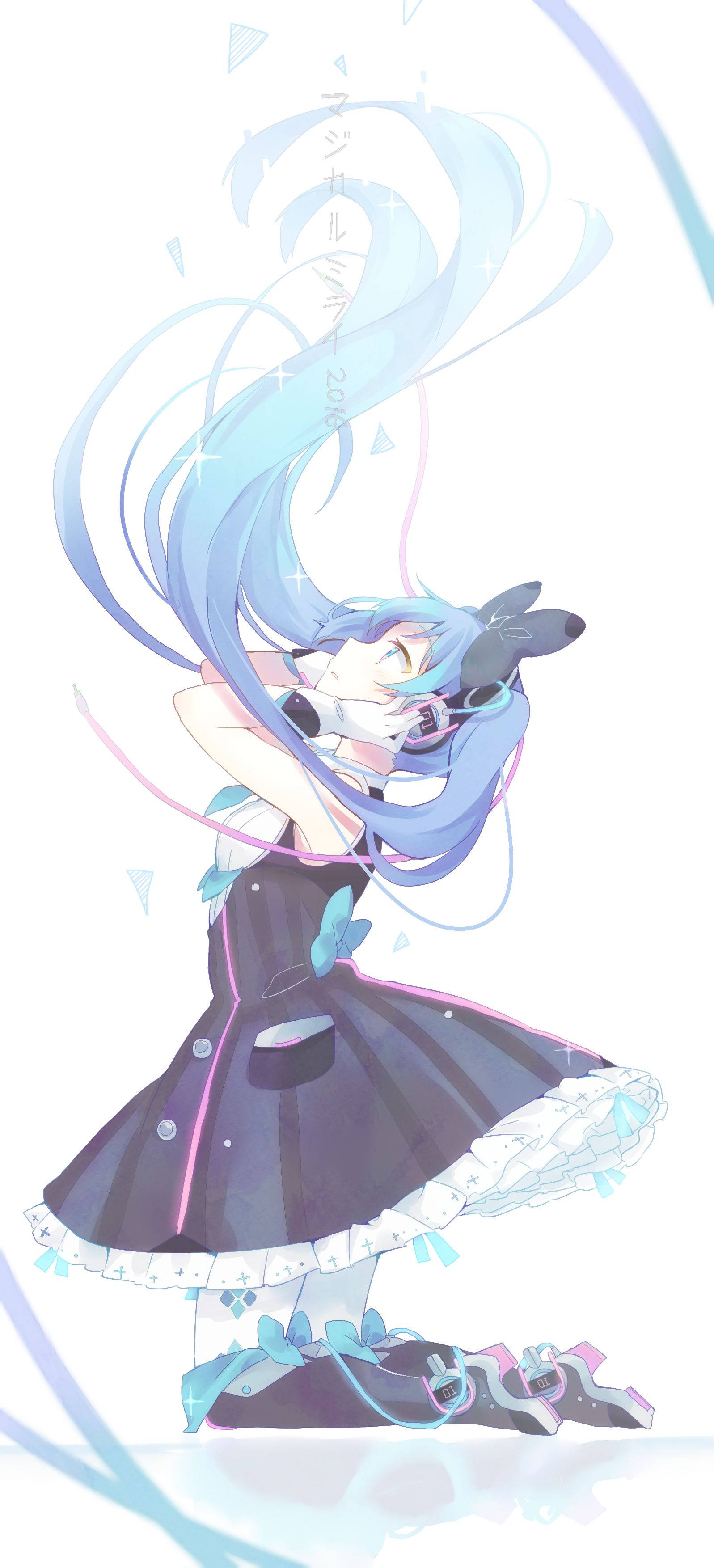 Sino ang nagsasabi na hindi cool si Hatsune Miku? Wallpaper