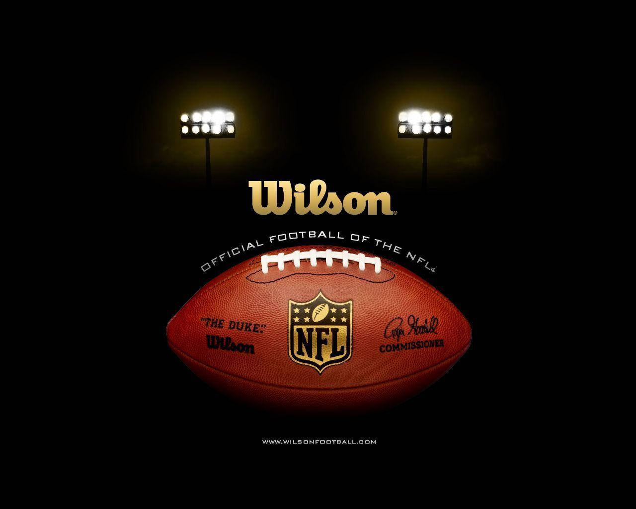 Wilson Ang Opisyal na Bola ng NFL Wallpaper