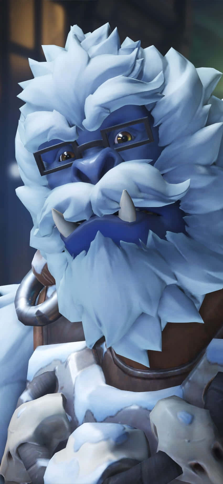 Winston iPhone XS Overwatch Background Wallpaper
