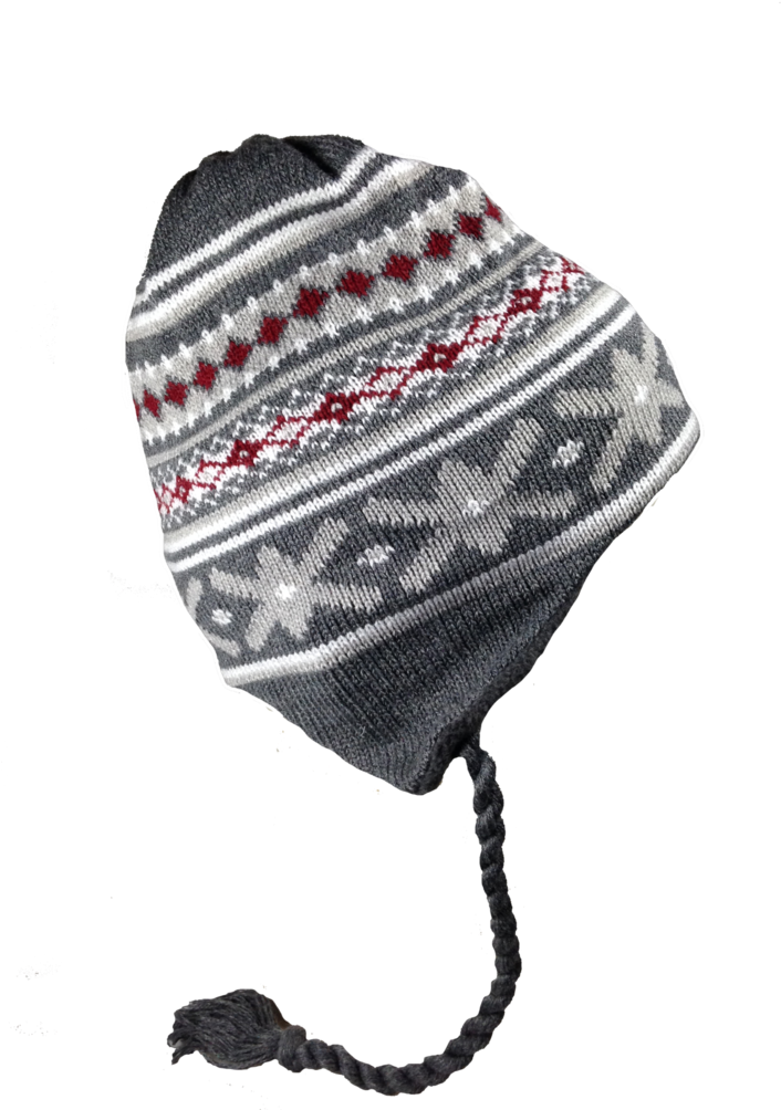Winter Knit Hat na may Earflaps Wallpaper