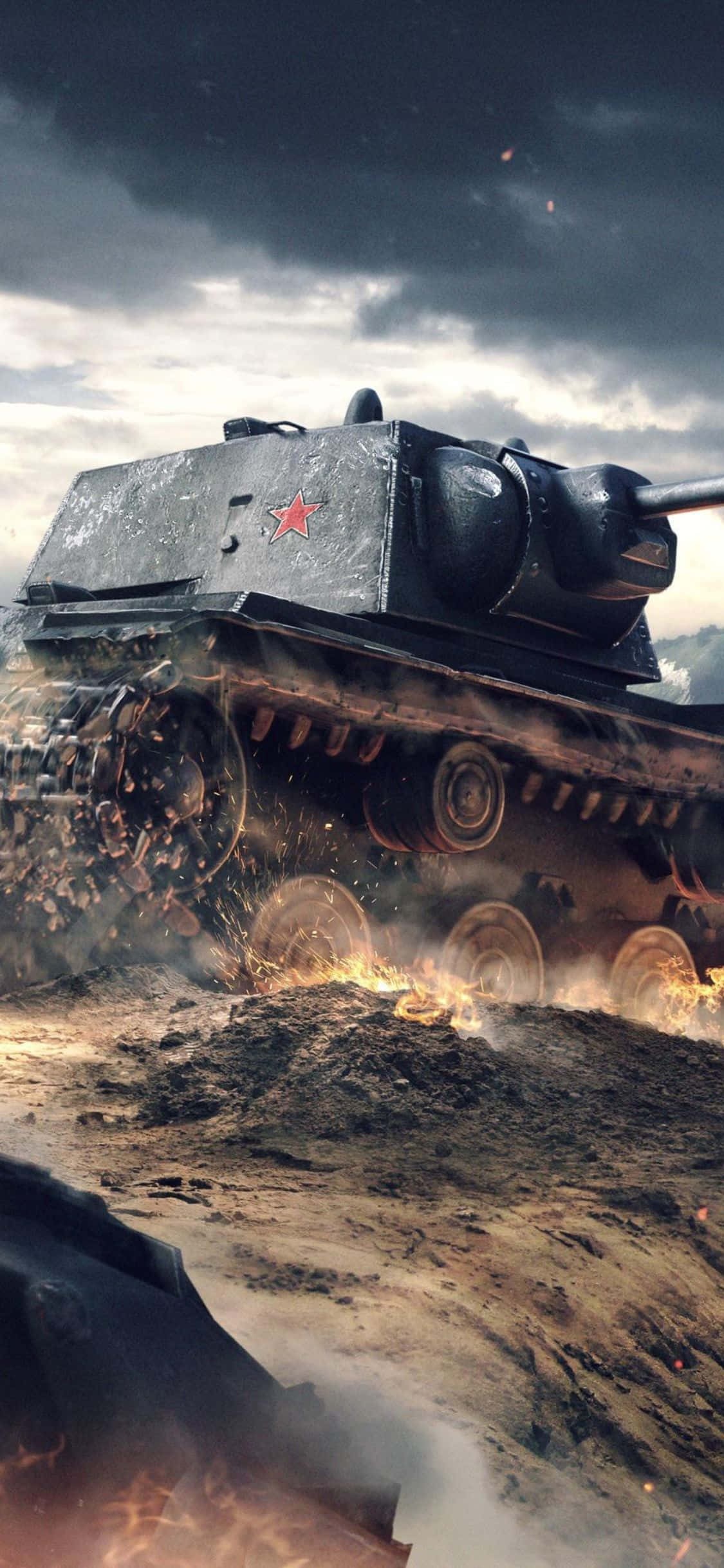 world of tanks - isang tangke sa disyerto Wallpaper