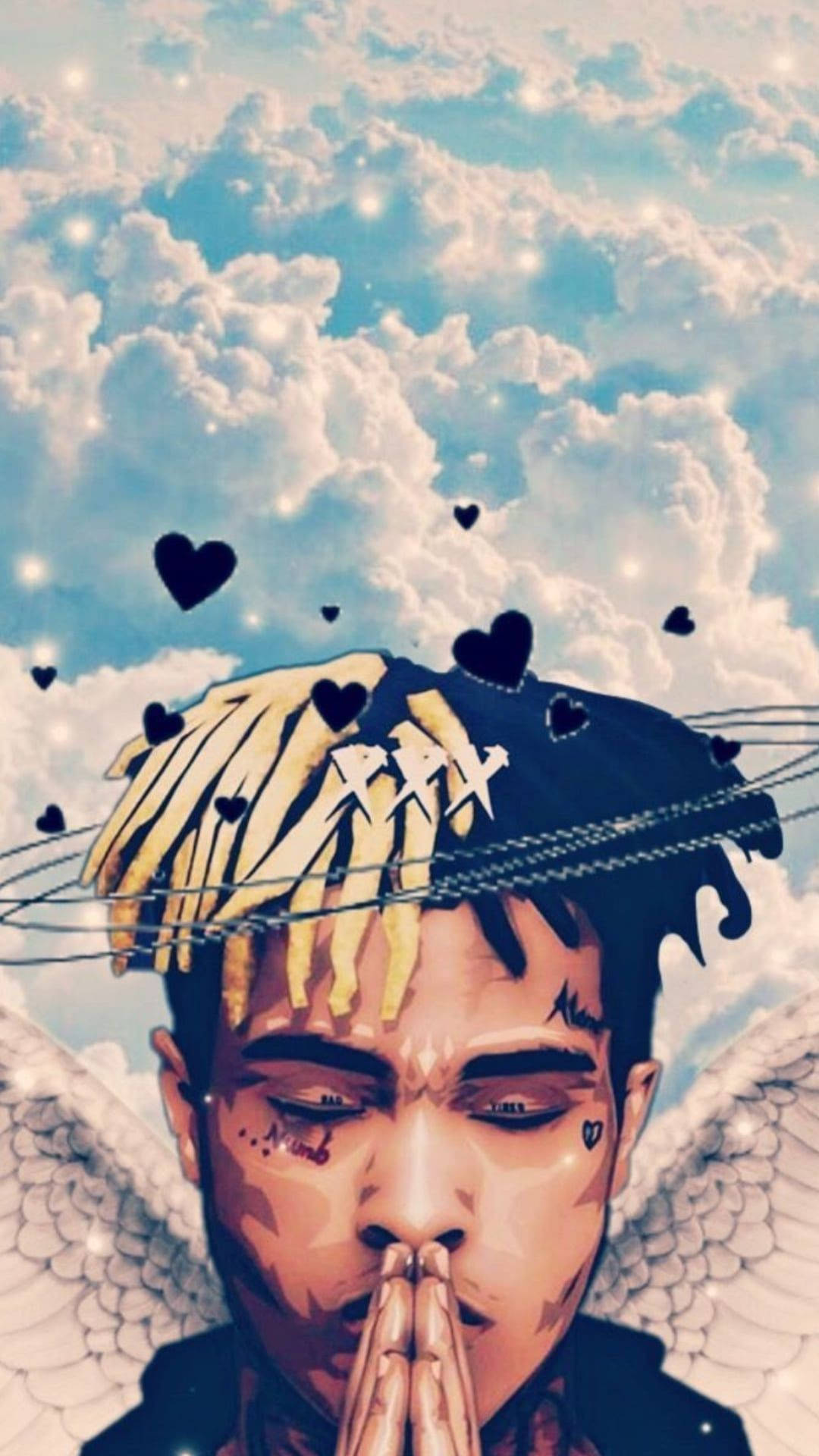 Xxxtentacion Anime Pakpak ng Anghel Wallpaper