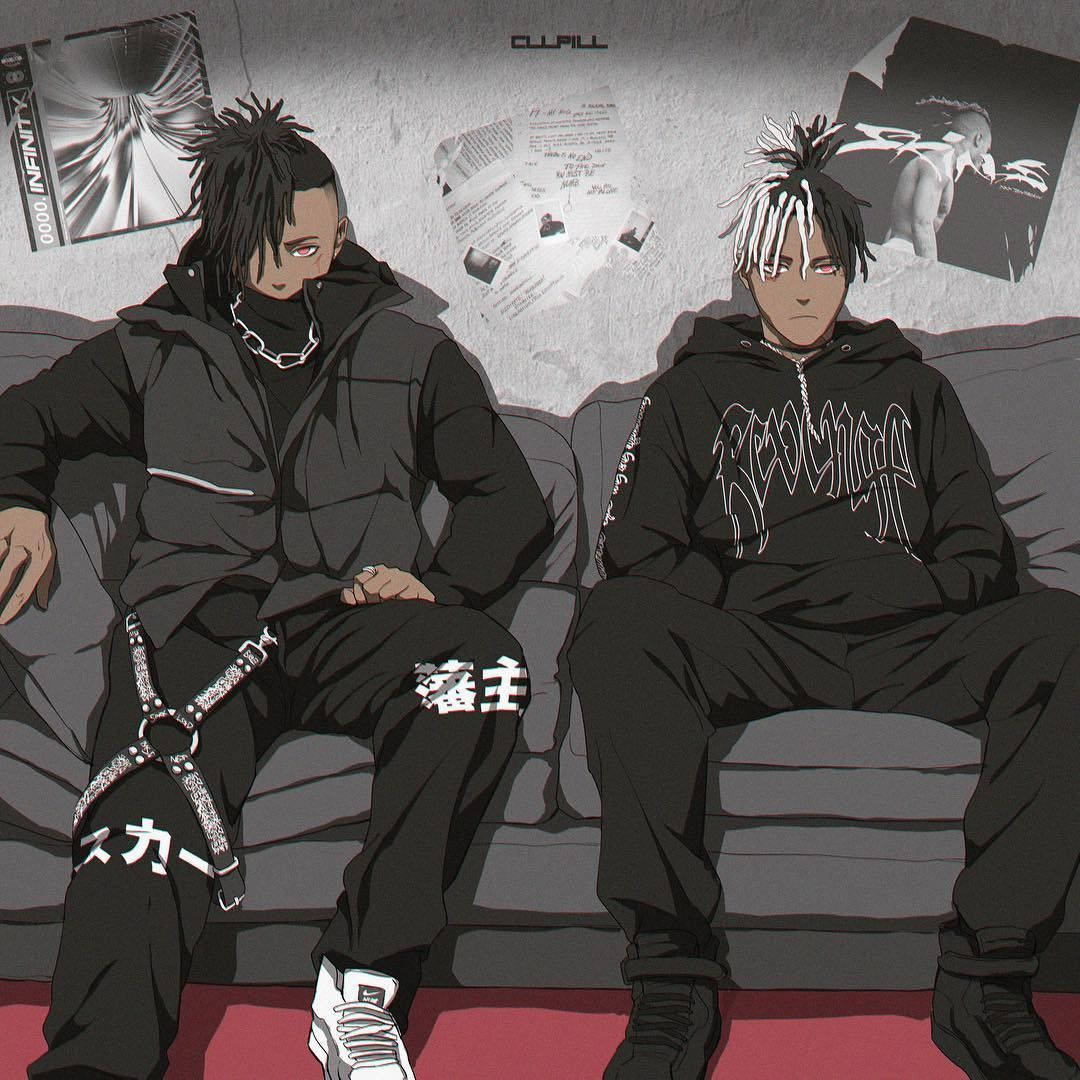 Xxxtentacion Anime Kasama si Scarlxrd Wallpaper