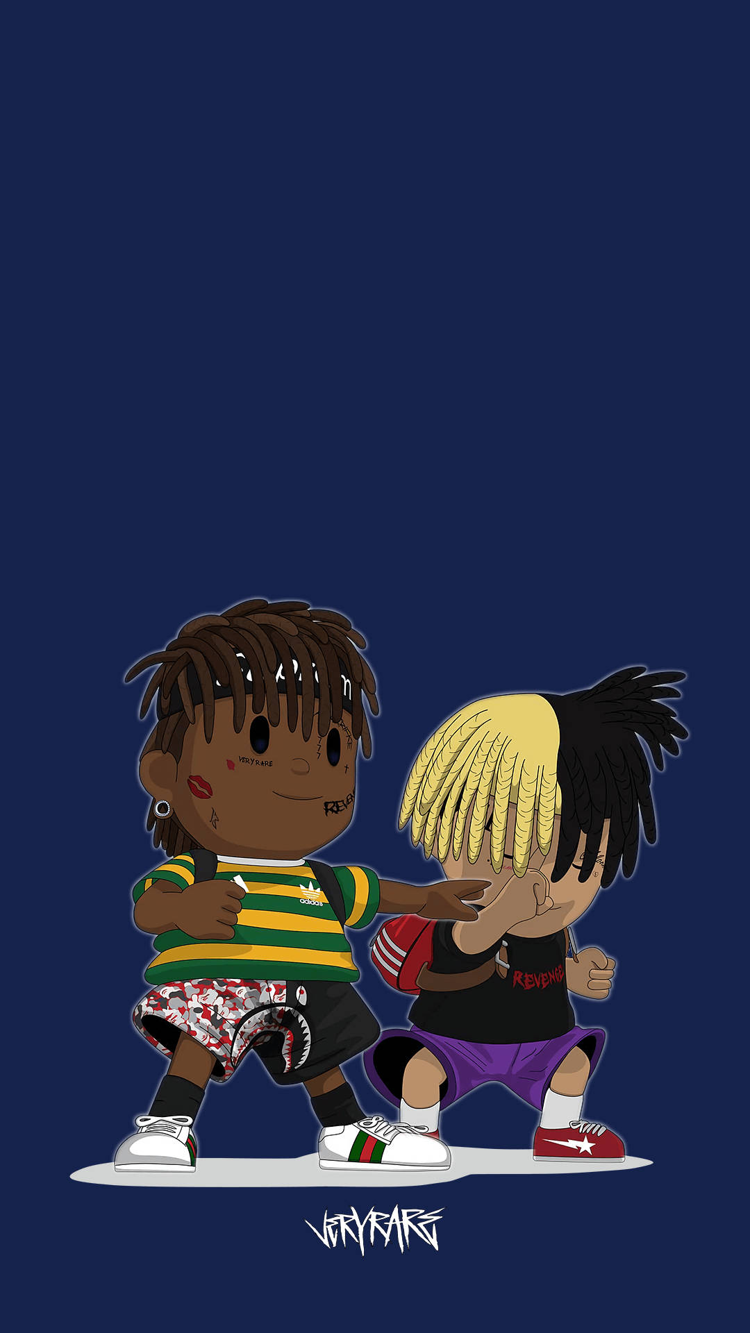 XXXTentacion at Juice Wrld Anime Wallpaper