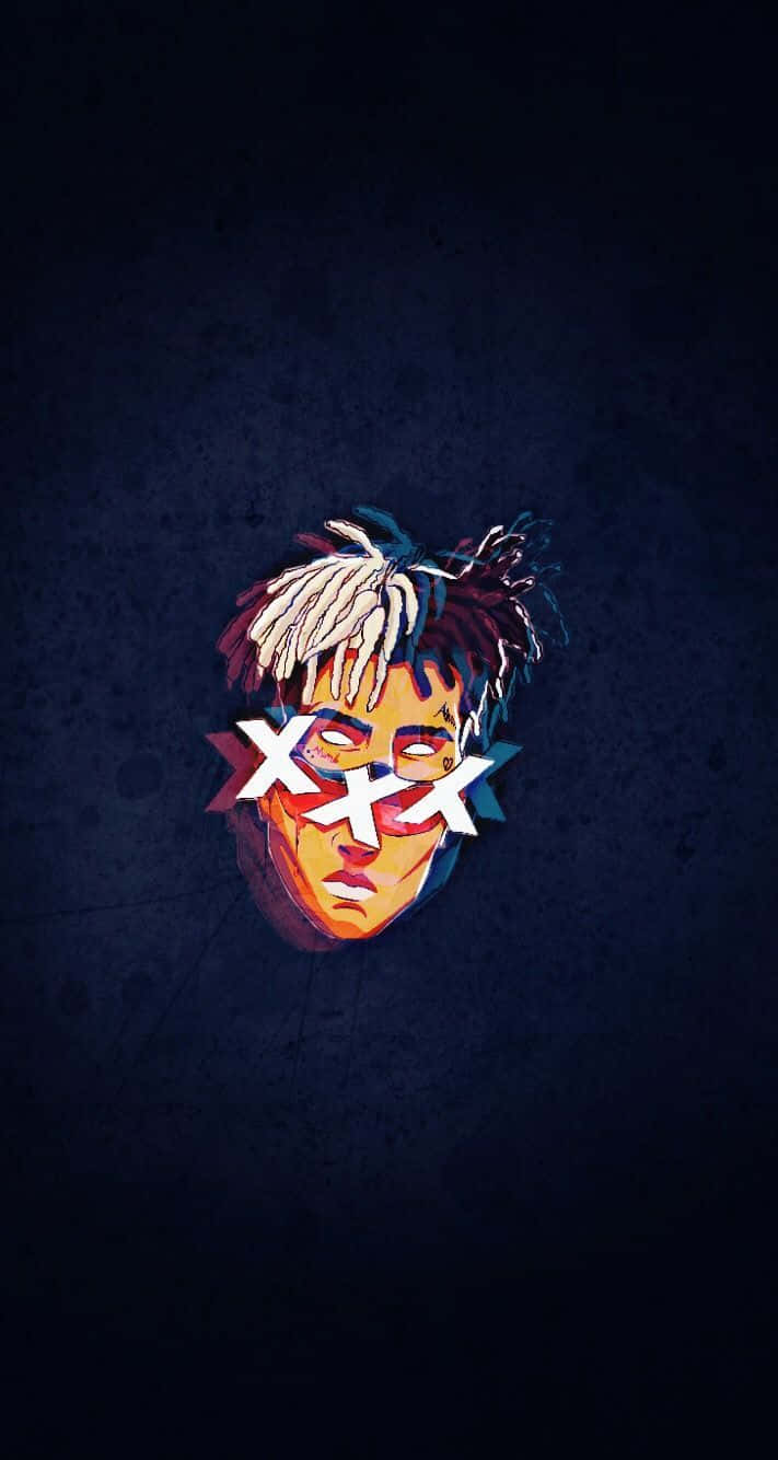 XXXTentacion Bad na May Glitch Effect Wallpaper