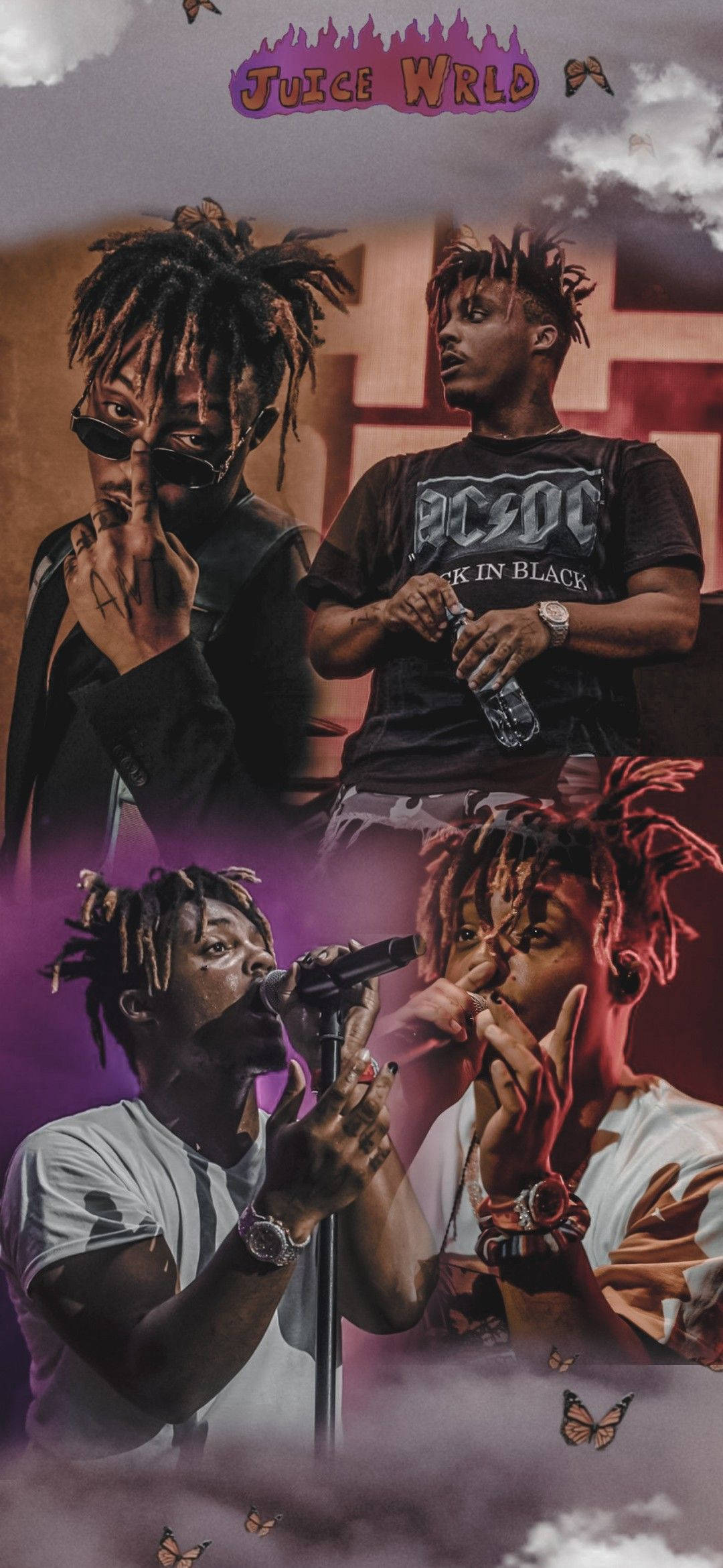 XXXTentacion Juice WRLD Collage Portraits Wallpaper