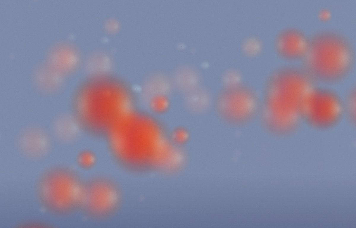 Y2k Aesthetic na Kupas na Kahel na mga Sphere Wallpaper