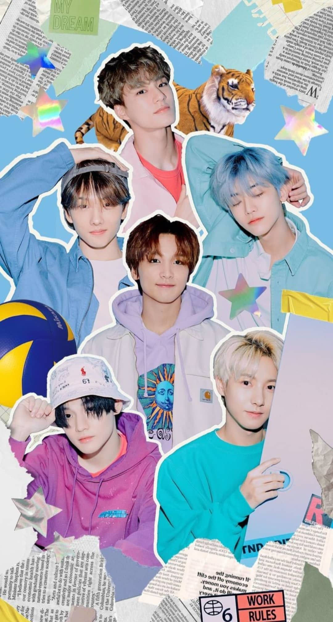 Yakapin ang Estilo ng Indie Kid Aesthetic na may Impluwensya ng NCT Kpop Wallpaper