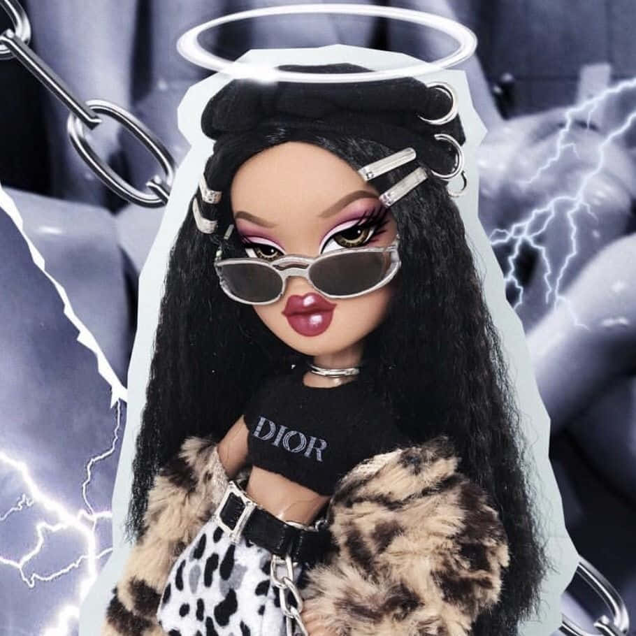 Yakapin ang Iyong Panloob na Manika - Bratz Doll Aesthetic Wallpaper