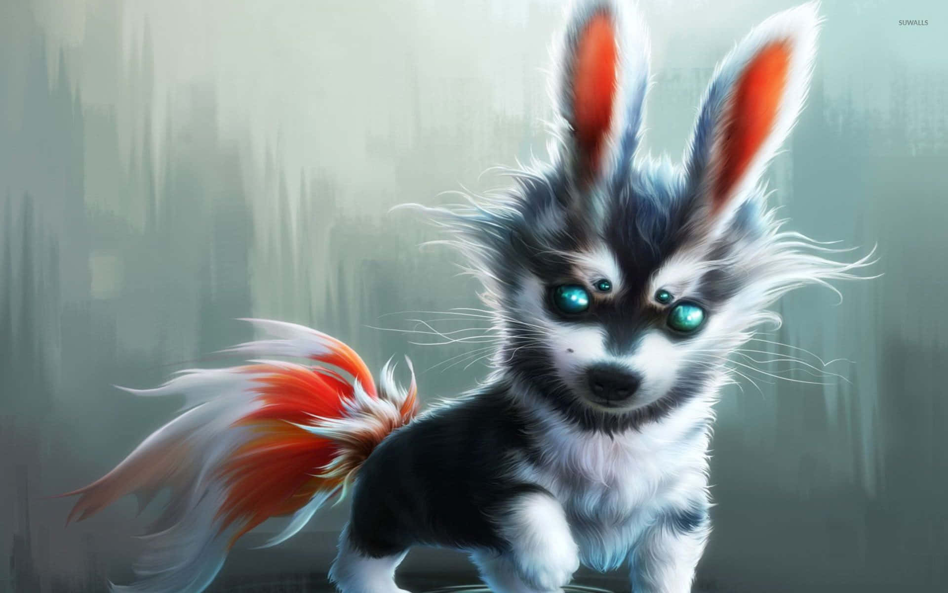 Yakapin ang Iyong Panloob na Astig na Lobo Wallpaper