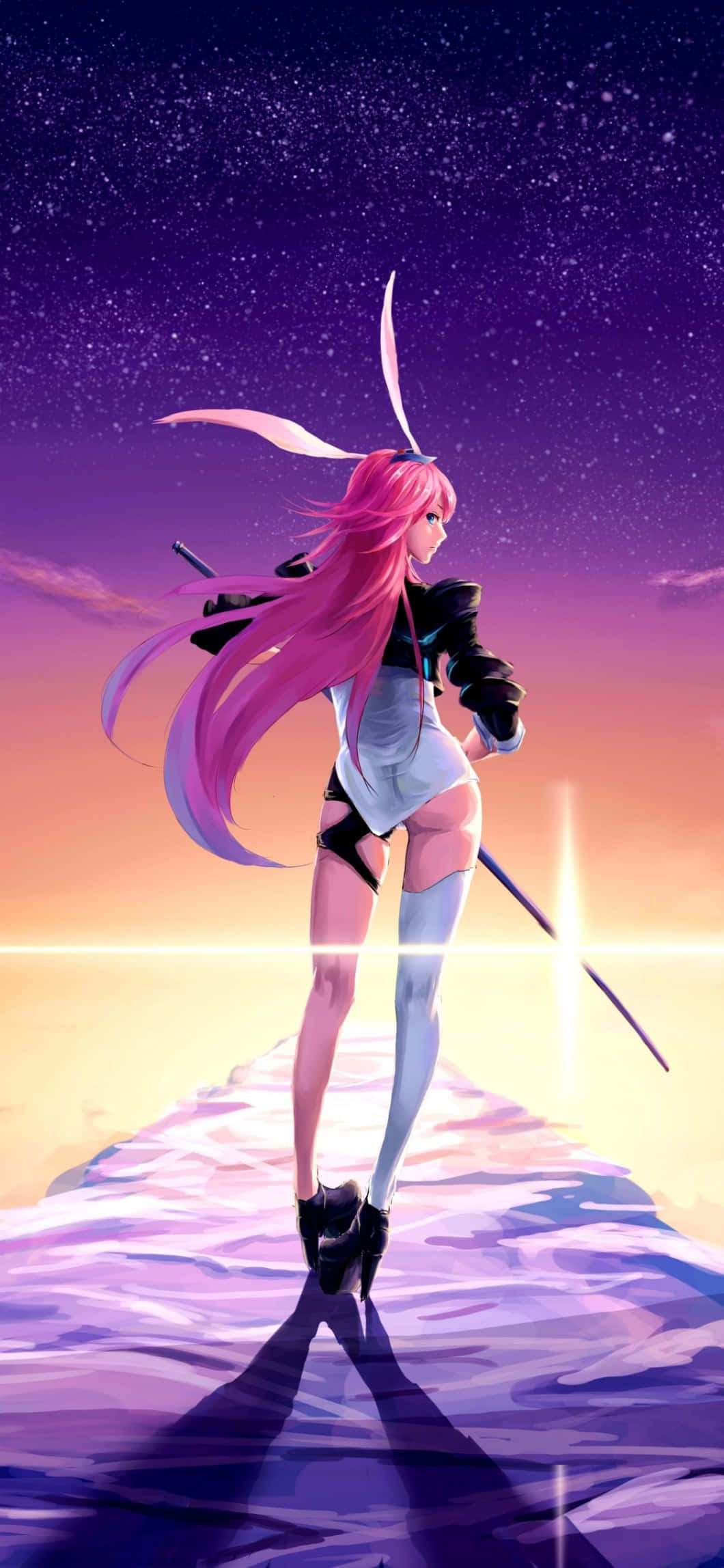 Yea Sakura Honkai Impact Lock Screen Anime Video Game Wallpaper
