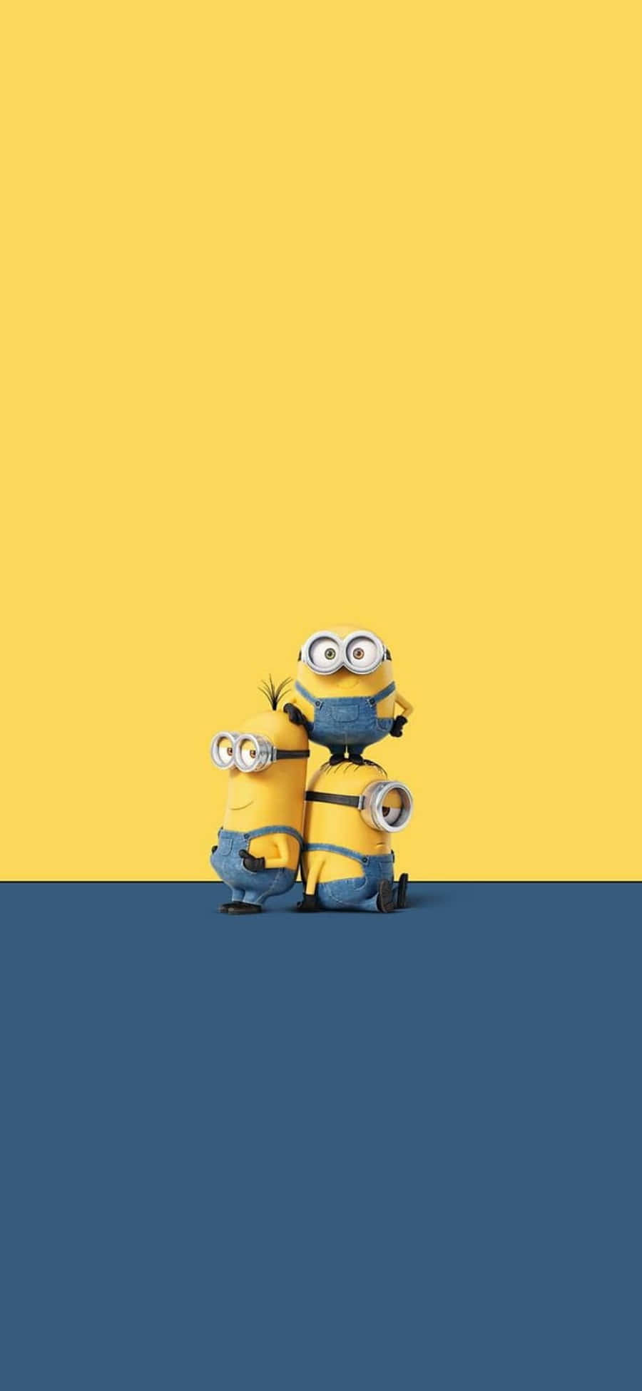 Yellow And Blue Despicable Me Minion iPhone Wallpaper