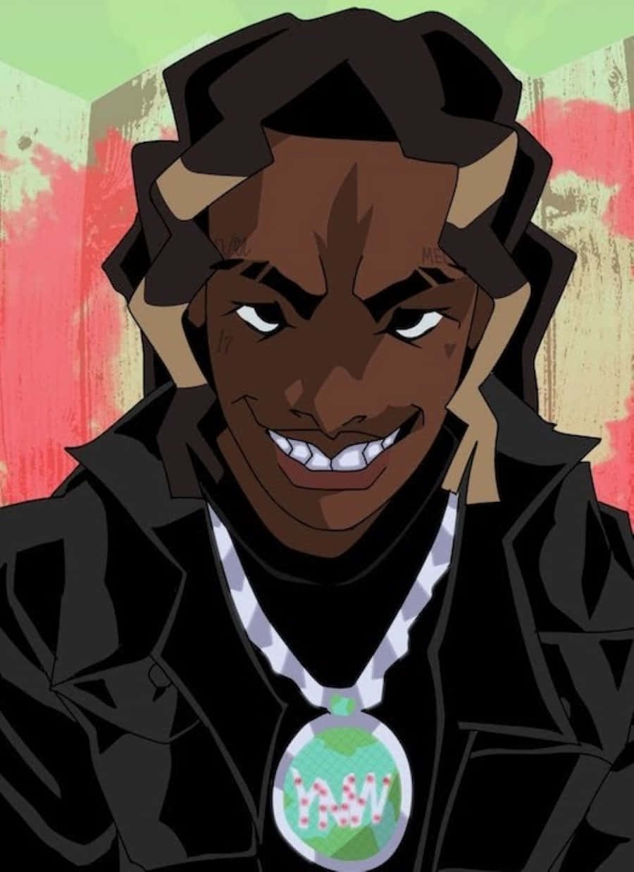 YNW Melly sa Animated Style Wallpaper