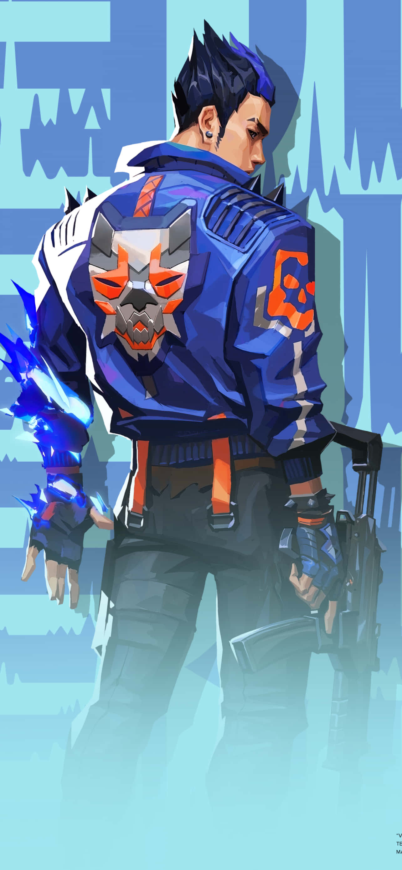 Yoru iPhone X Valorant Background Wallpaper