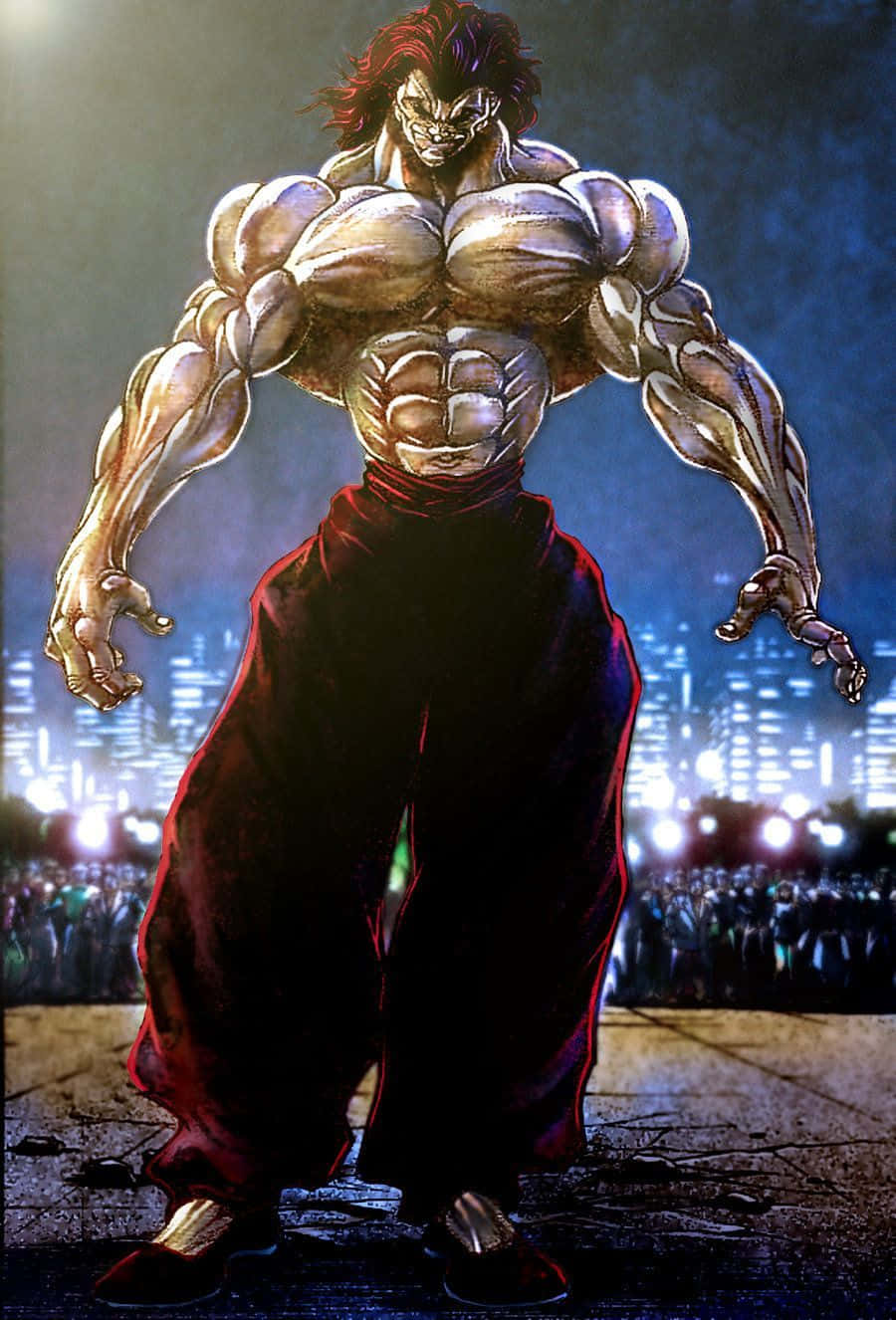 Yujiro Hanma ng Baki The Grappler Wallpaper
